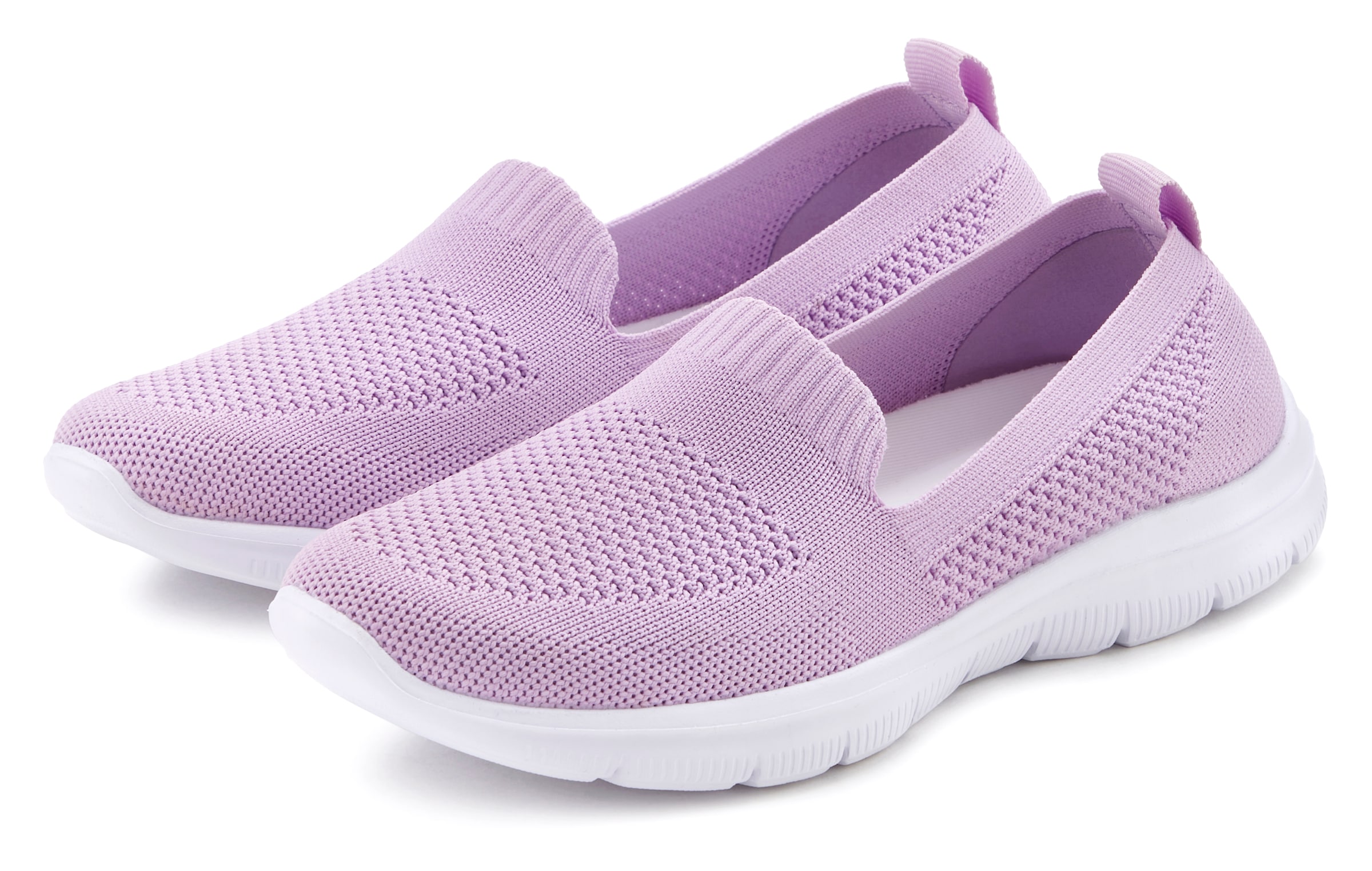 LASCANA Slipper »Slip-On-Sneaker«, herausnehmbarer Innensohle, Halbschuh, ultraleichter Sneaker, VEGAN