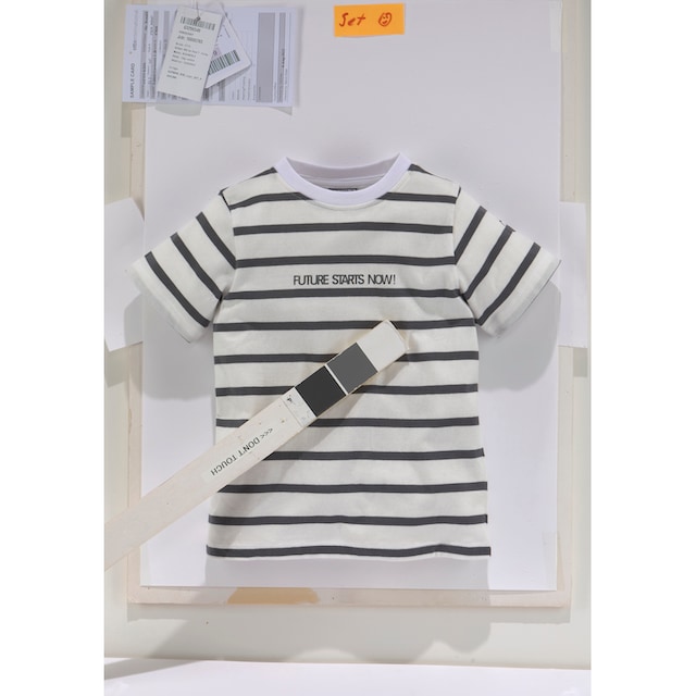 IS T-Shirt LATE«, online (Packung, Jelmoli-Versand bestellen Sprücheshirts | 2 KIDSWORLD tlg.), »TOMORROW ✵ TOO