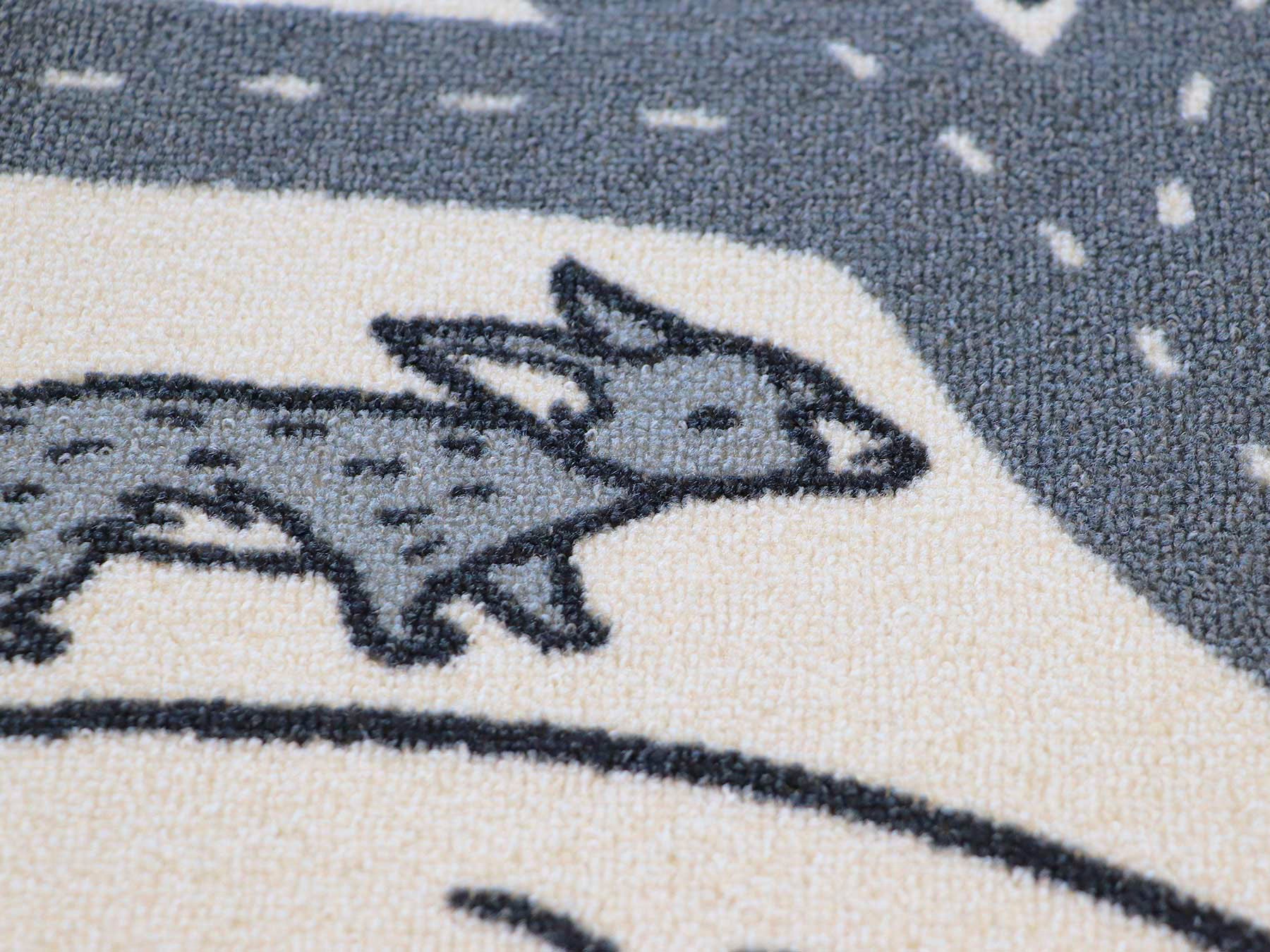 Primaflor-Ideen in Textil Kinderteppich »RETRO - Waldstrassen«, rechteckig, 5 mm Höhe, Kurzflor, Strassen-Spiel-Teppich, Motiv Waldwege, Kinderzimmer
