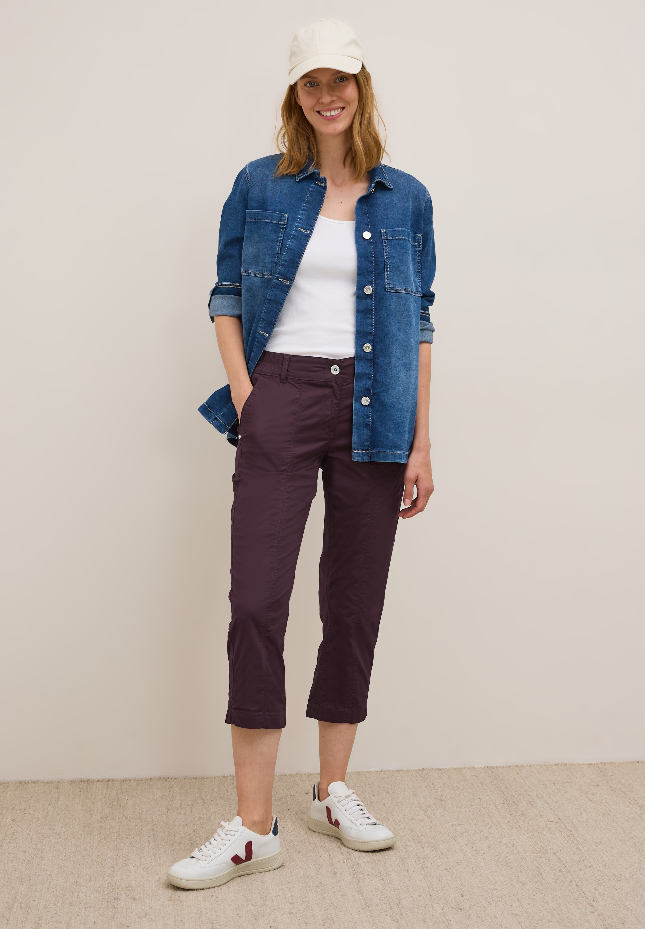 Cecil 3/4-Hose »Style NEW YORK«, mit Gummibund und Eingrifftaschen