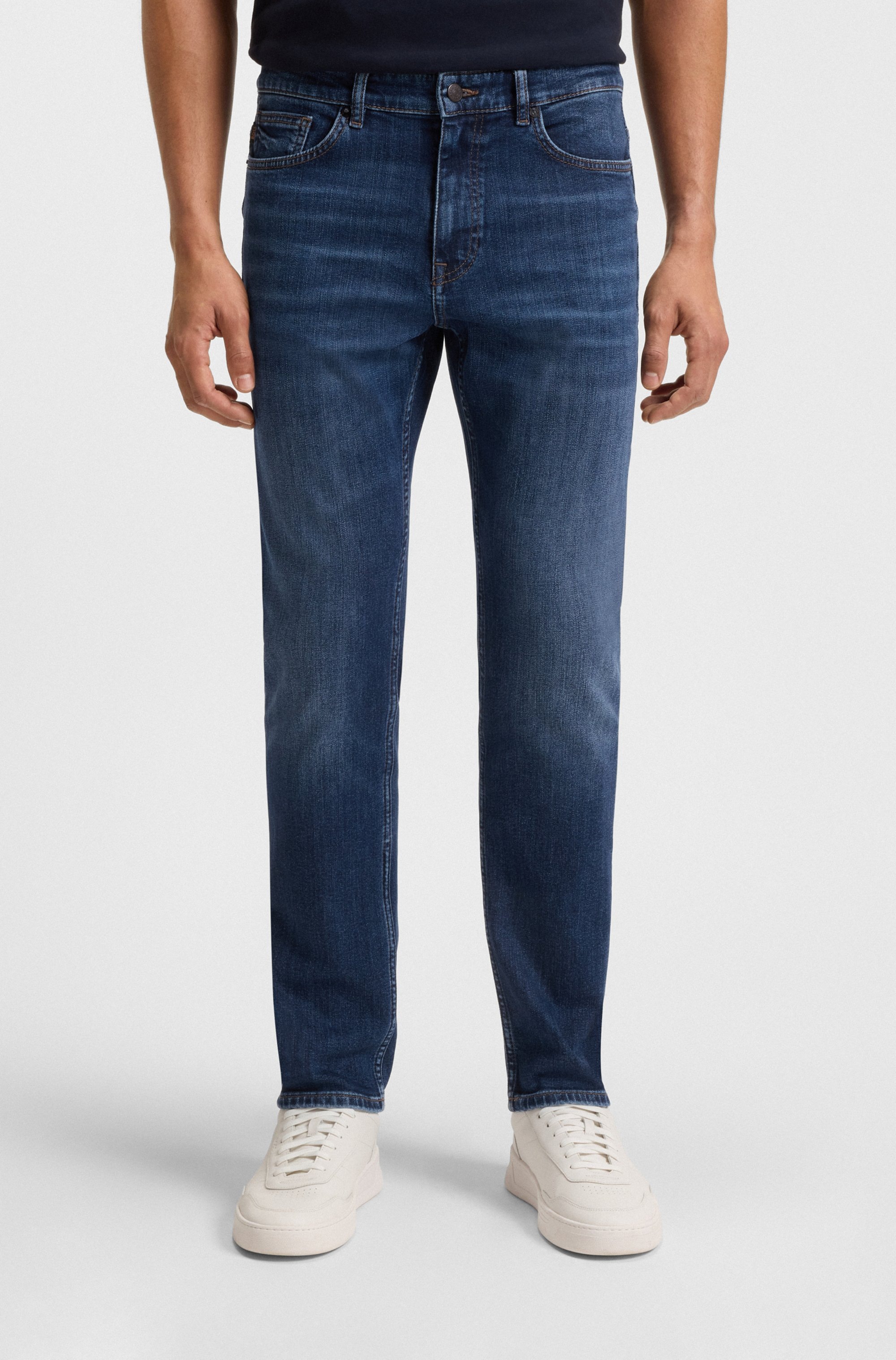 BOSS ORANGE Slim-fit-Jeans »Delaware« slim fit, mittlere Bundhöhe, schmaler Beinverlauf