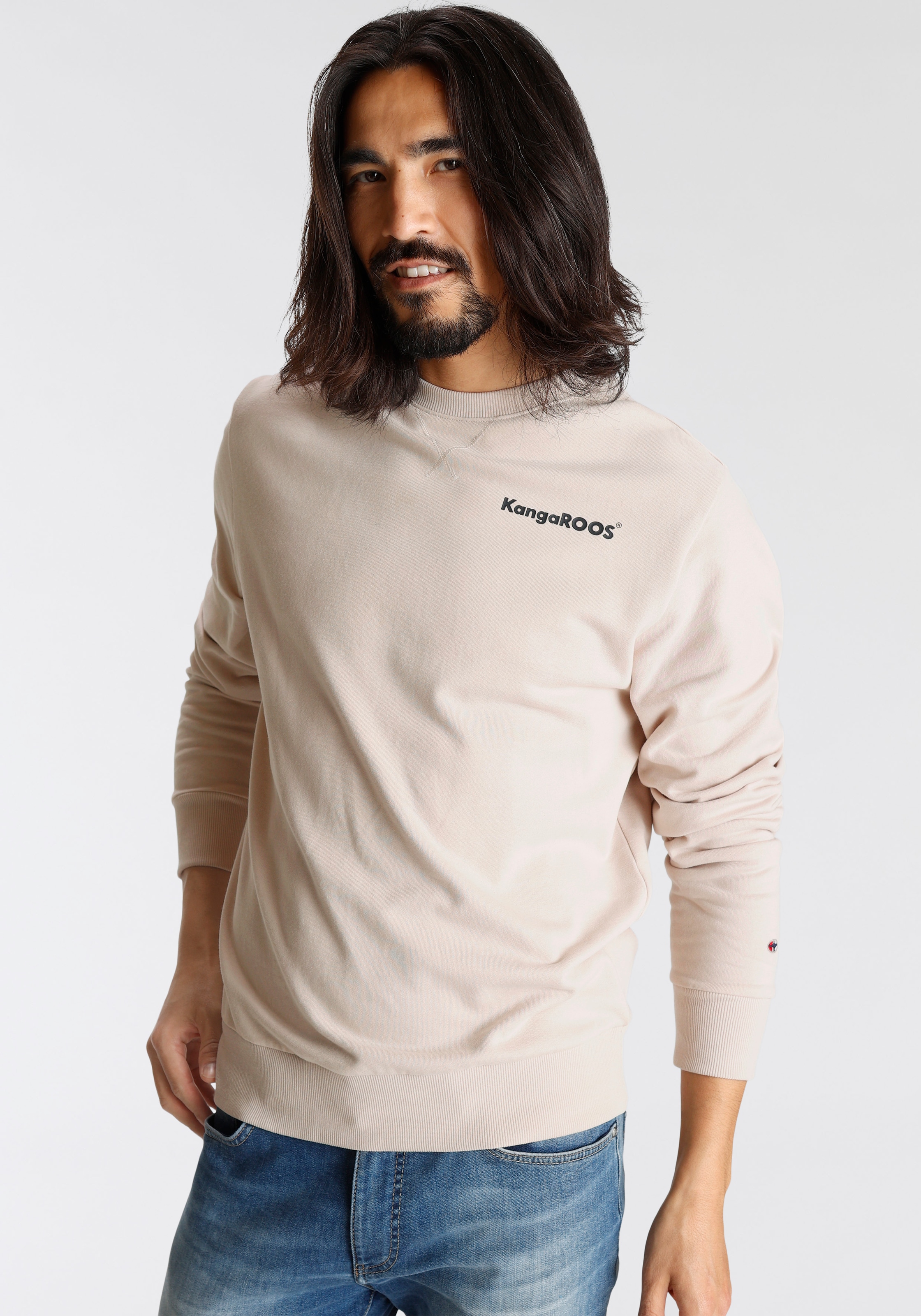 KangaROOS Sweatshirt, mit Logoschriftzug