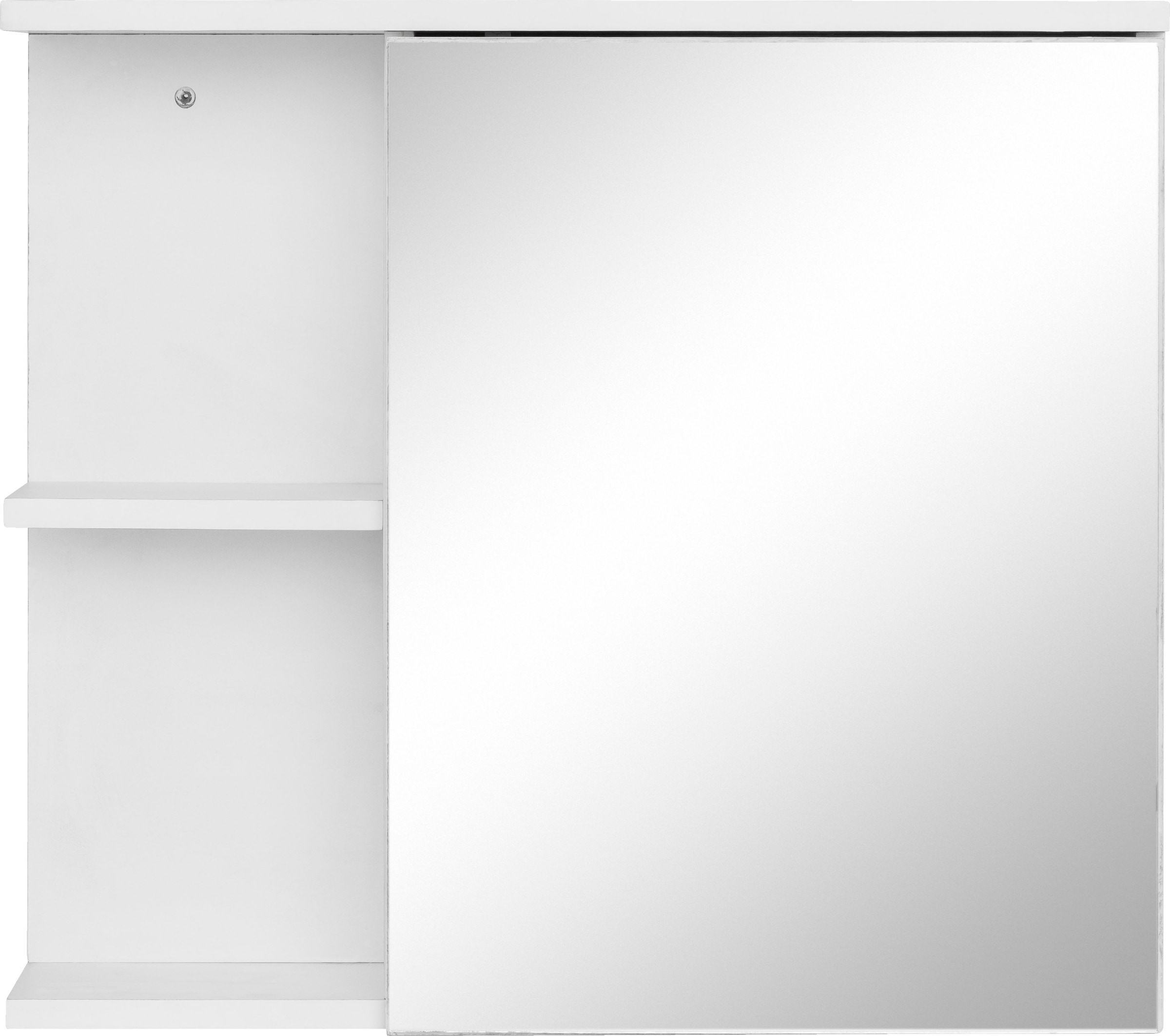 andas Badezimmerspiegelschrank »Stian«, mit Spiegeltür und Push-to-open Funktion, Breite 60 cm, Höhe 53 cm