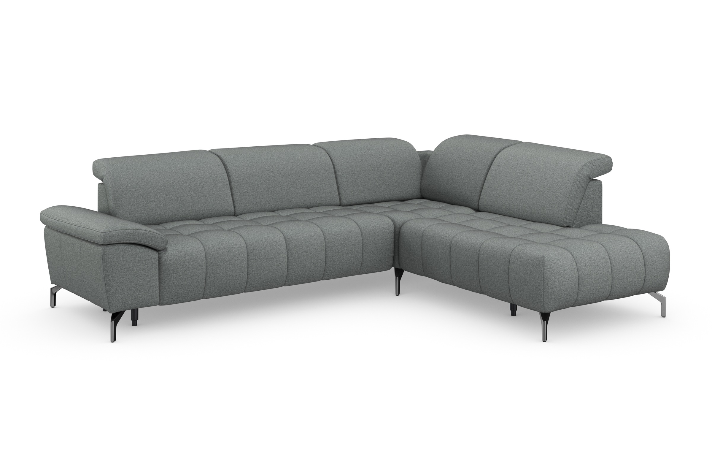 sit&more Ecksofa »Cool L-Form«, wahlweise mit Kopfteilverstellung und Vorziehsitz motorisch