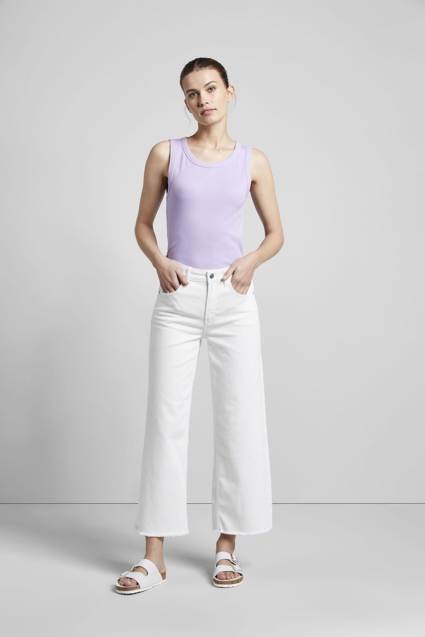 bugatti 5-Pocket-Jeans, im Culotte-Style