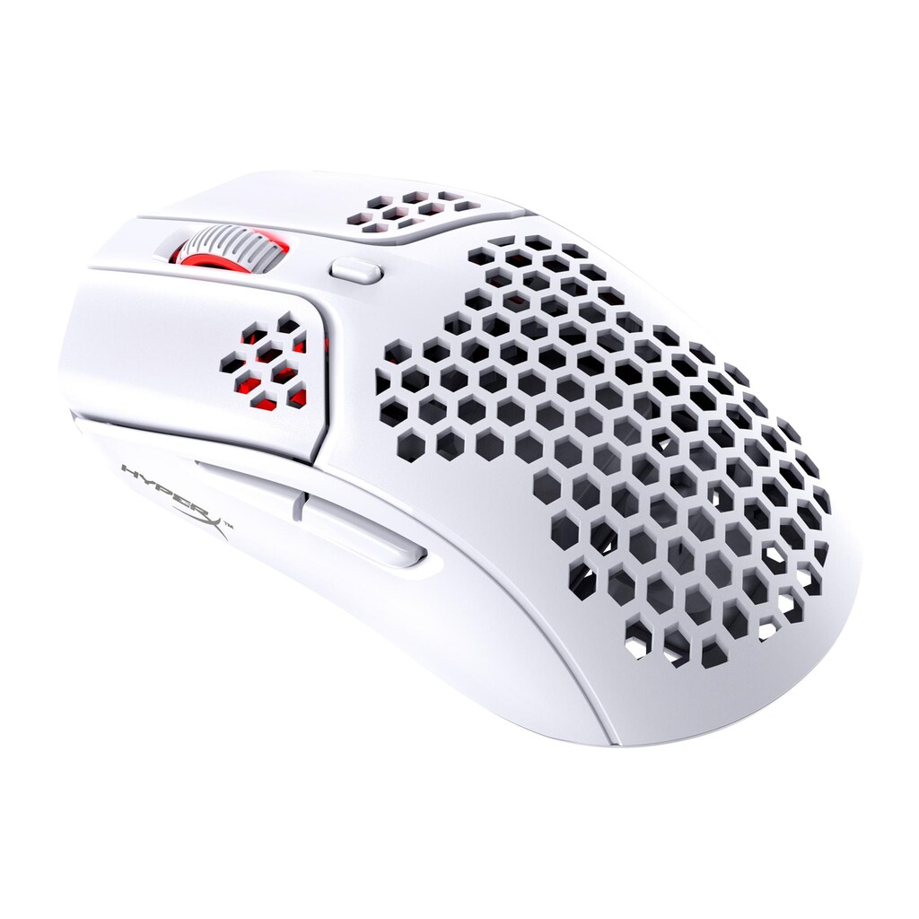 HyperX Gaming-Maus »HyperX Pulsefire Haste Wireless, White«, kabellos