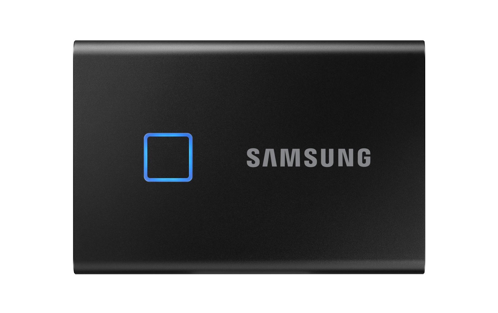 Samsung externe SSD »T7, 1 TB, Touch Black, USB 3.2 Gen 2«