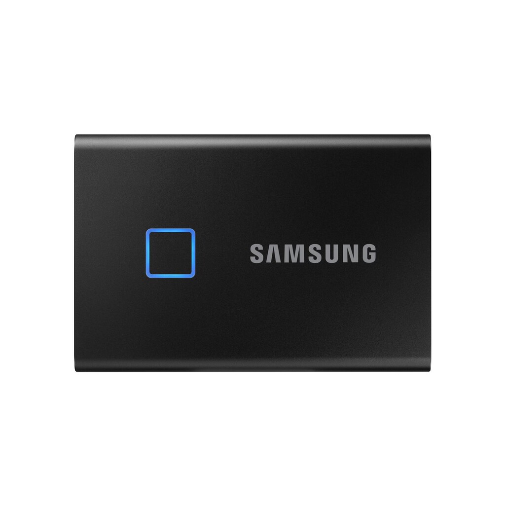 Samsung externe SSD »Portable T7, 2 TB, Touch Black, USB 3.2 Gen 2«