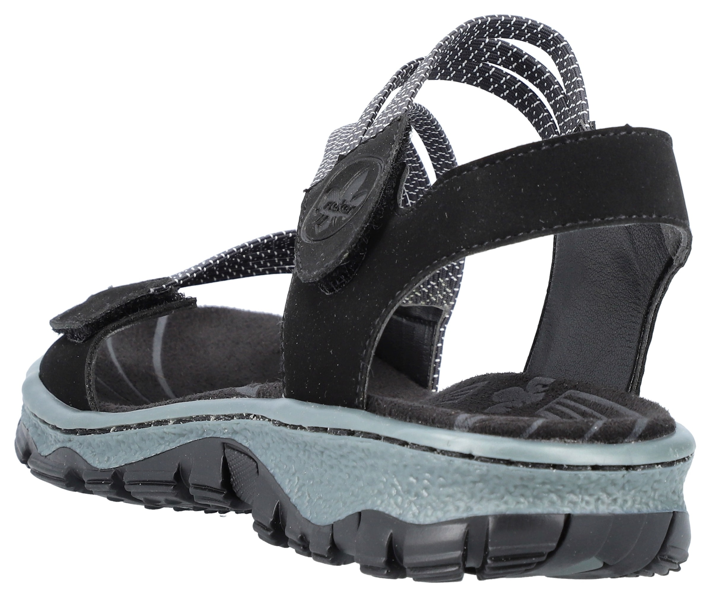 Rieker Riemchensandale, Sommerschuh, Sandalette, Klettschuh, in sportiver Optik
