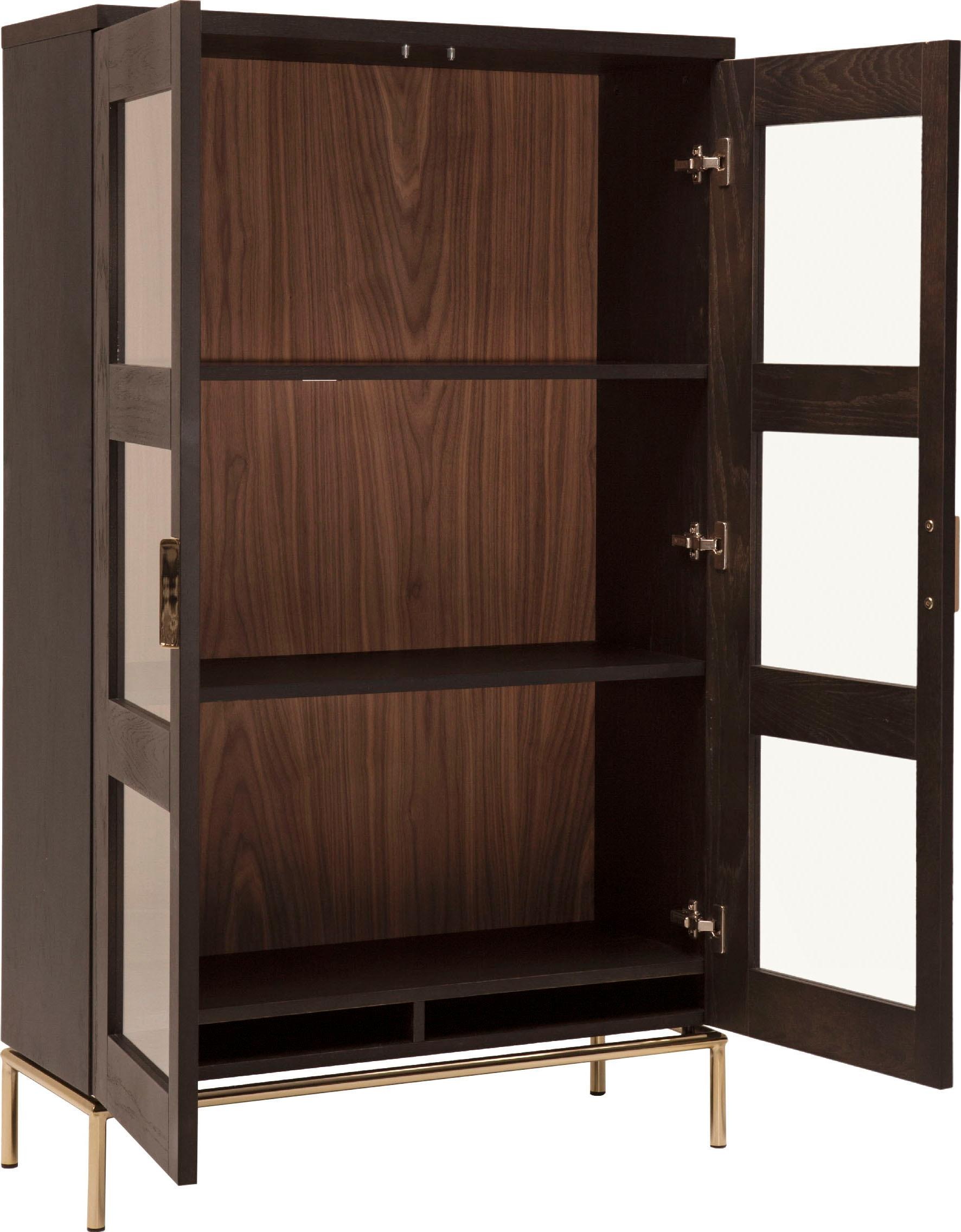 Woodman Vitrine »Parlan«, mit zwei Glastüren und Soft-Close-Funktion, Breite 148 cm, FSC®