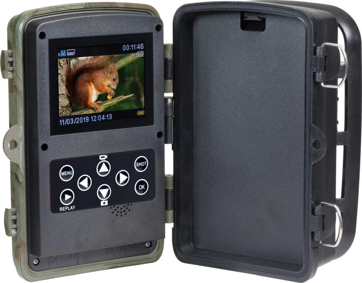 Technaxx Überwachungskamera »Nature Wild Cam 8MP TX-125«, Innenbereich-Aussenbereich, (1 tlg.)