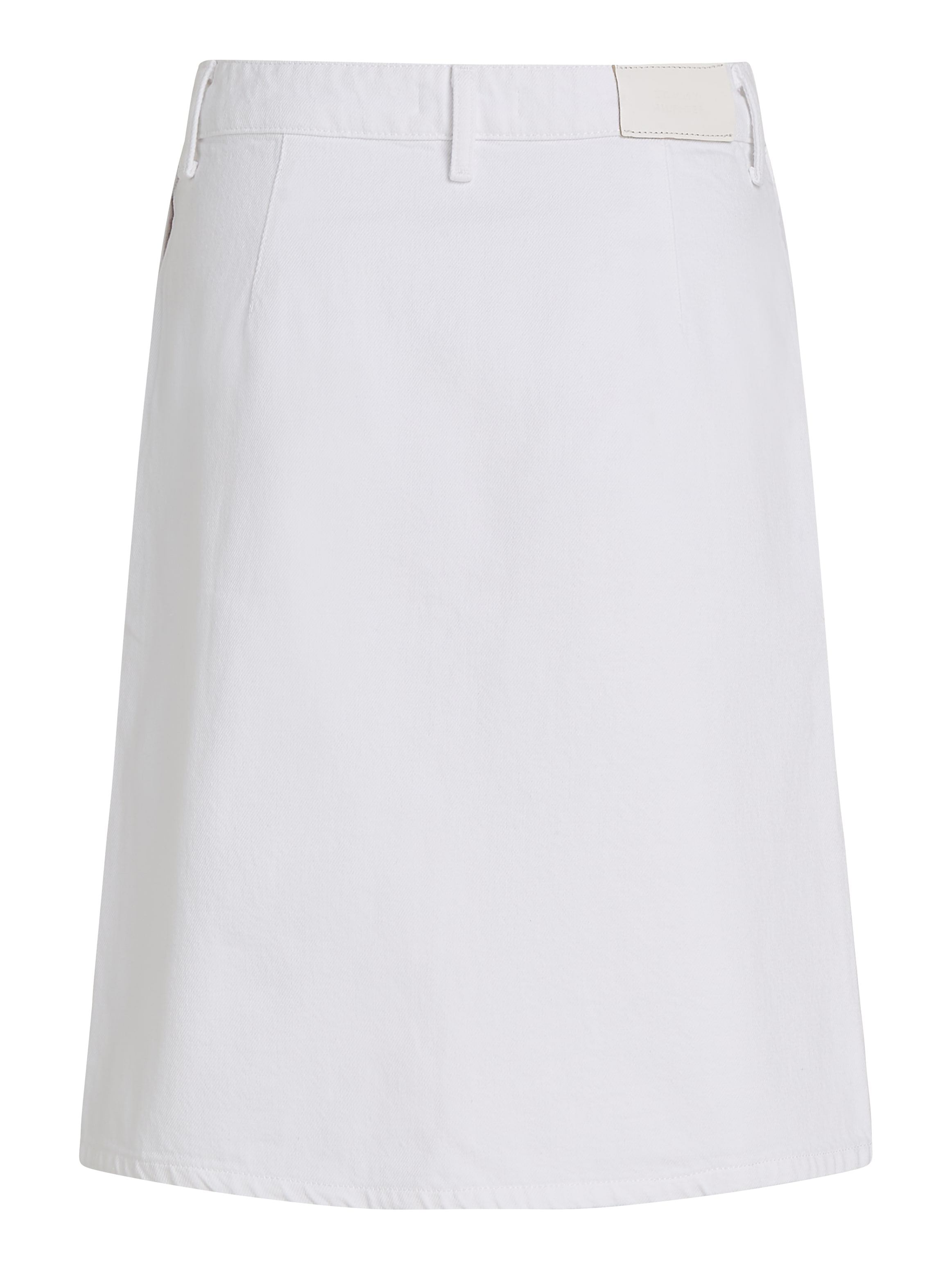 Tommy Hilfiger Jeansrock »DNM KNEE STRAIGHT SKIRT RW WHITE«, mit Schlitz