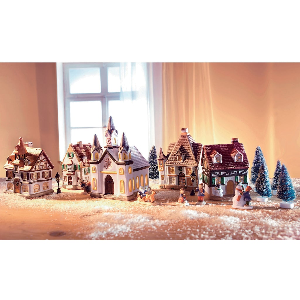 Home affaire Weihnachtsdorf »Weihnachtsdeko«, mit Lichterkette