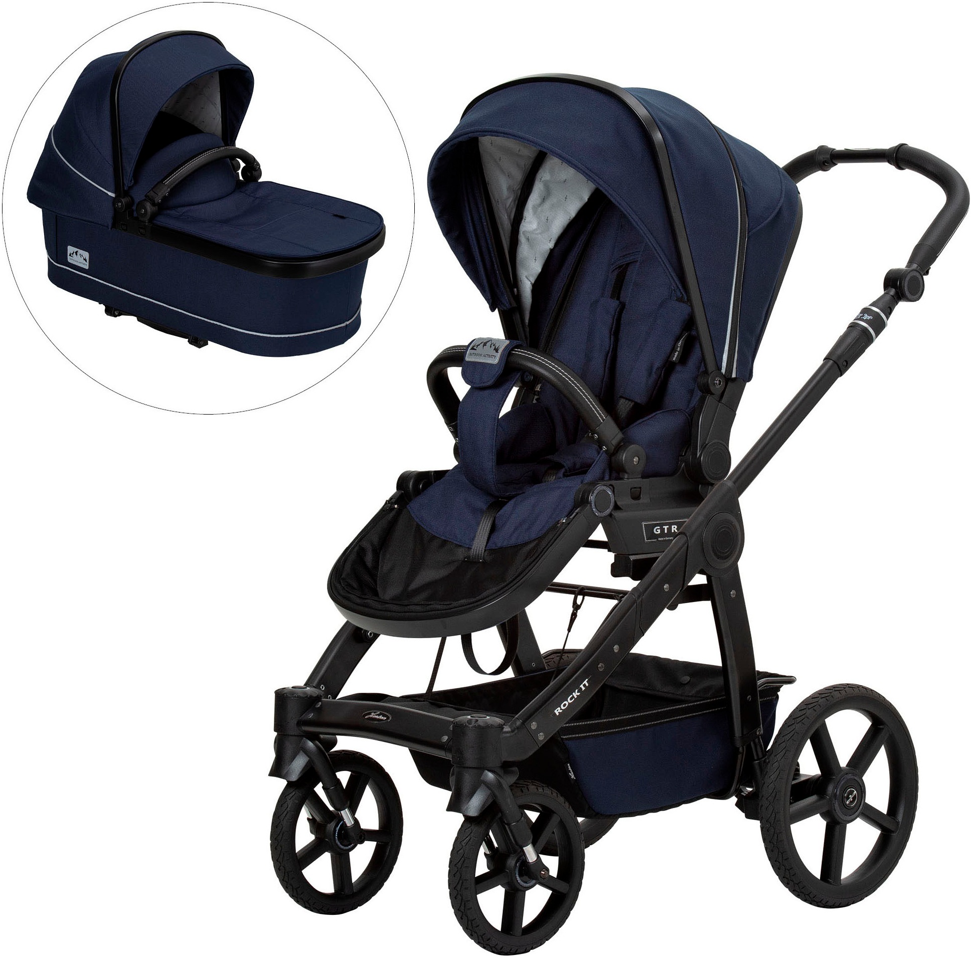 Hartan Kombi-Kinderwagen »Rock it GTR Outdoor« Made in Germany