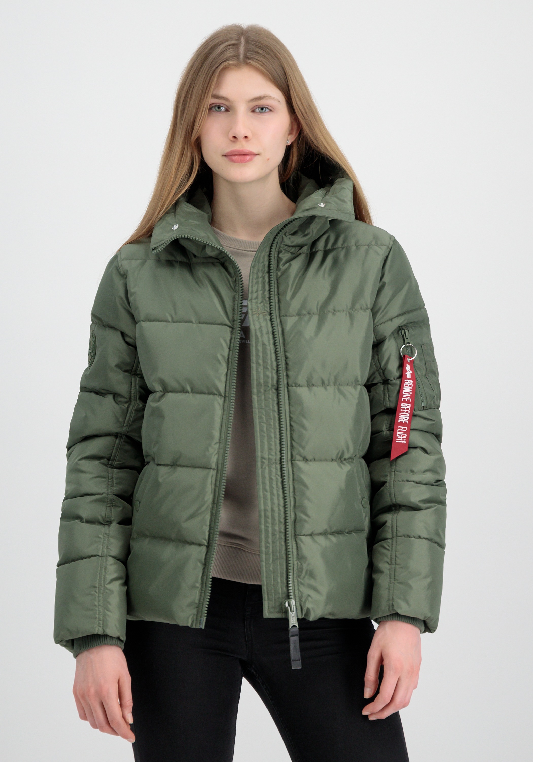 Alpha Industries Winterjacke "Hooded Puffer Alpha Women"