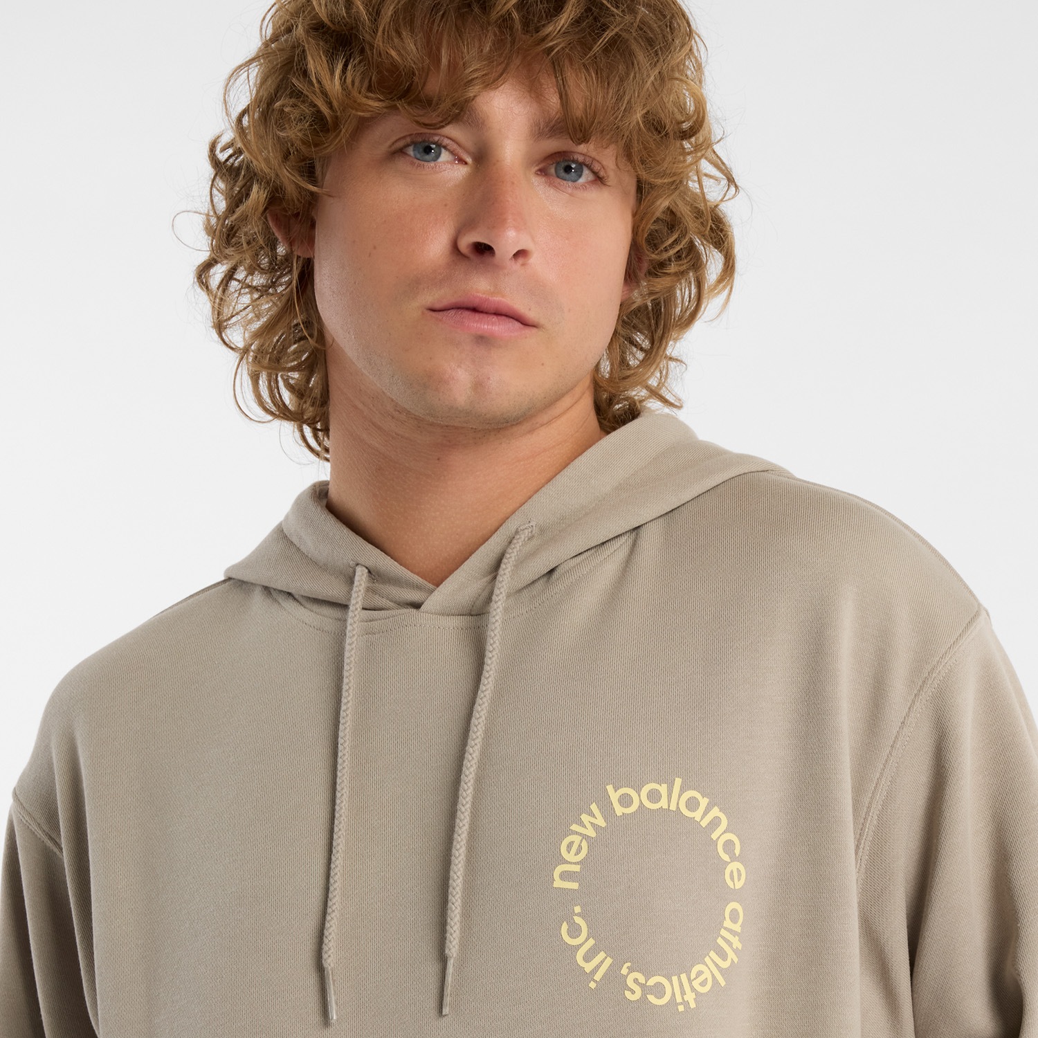 New Balance Kapuzensweatshirt »Circularogo Hoodie TIMBERWOLF«