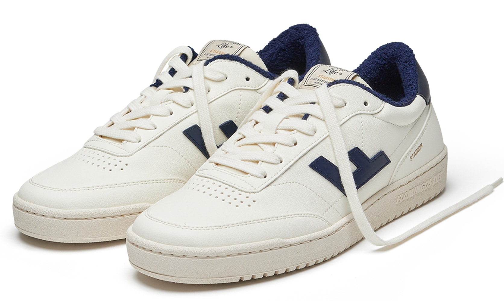 Flamingos Life Sneaker »STADION« vegane Sneaker, Obermaterial aus 68% Maisresten