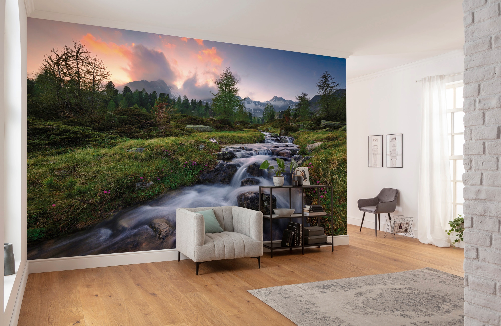 Komar Vliestapete »Digitaldruck Vlies - Wild Paradise - Grösse 450 x 280 cm«, bedruckt, Wohnzimmer, Schlafzimmer