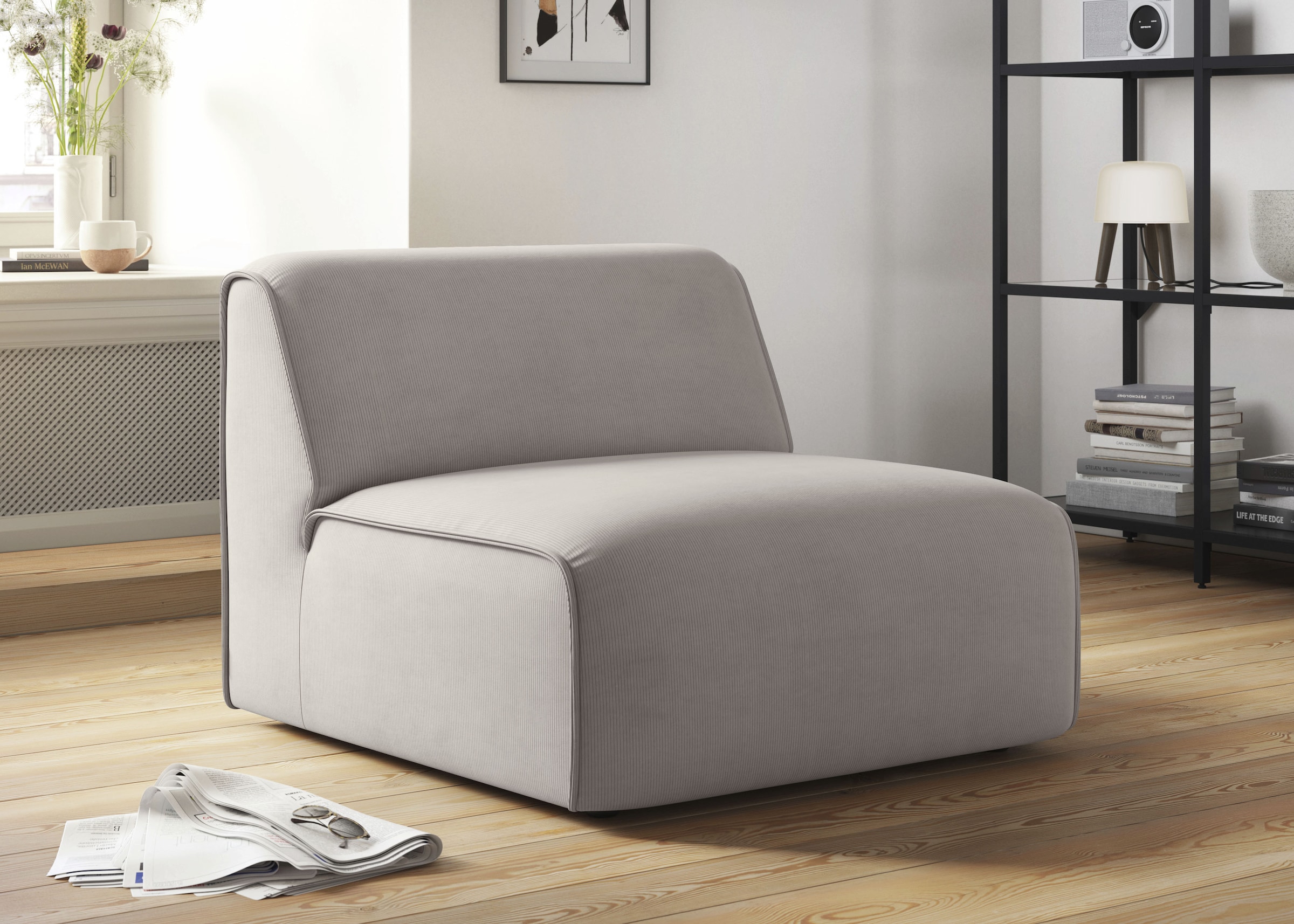 RAUM.ID Sessel »Merid Sofa-Mittelelement, Masse B/T/H: 84/97/46 cm«, als Modul oder separat verwendbar, für individuelle Zusammenstellung