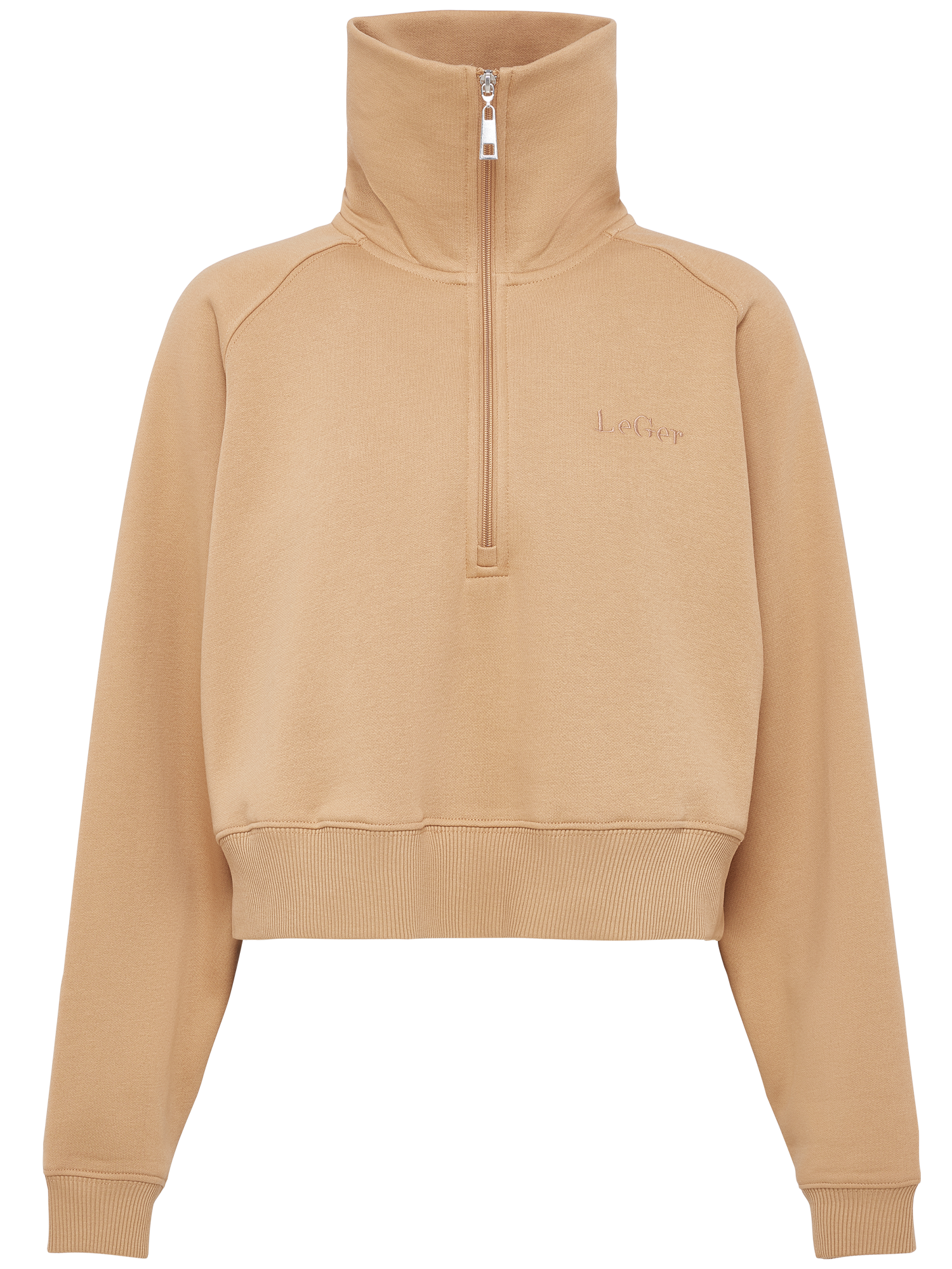 LeGer Sweatshirt »Meret, LeGer by Lena Gercke«, cropped, mit Stehkragen