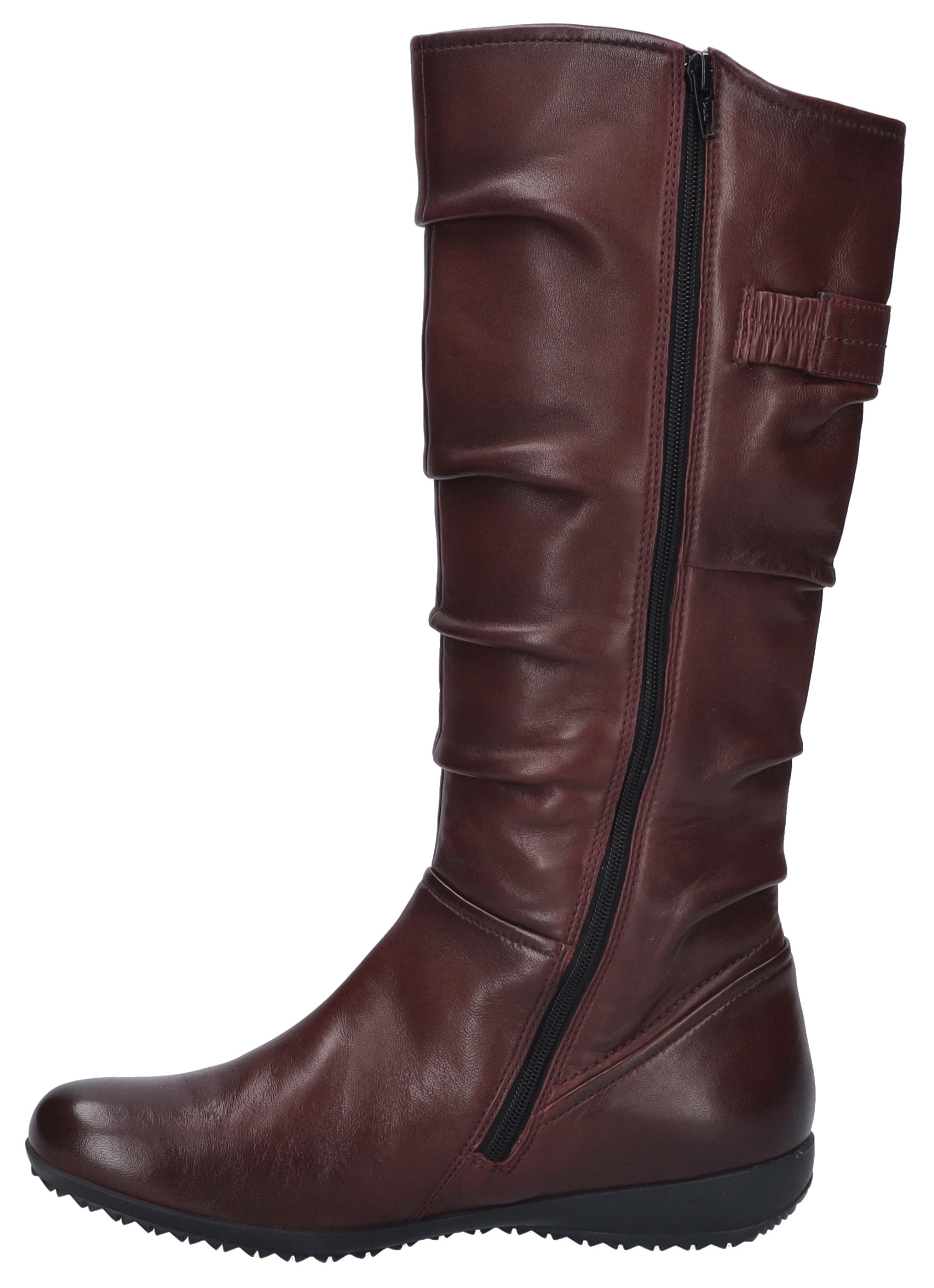 Josef Seibel Schlupfboots »Naly 23«, Stiefel, Schlupfstiefel, Winterstiefel mit Raffungen und XS-Schaft