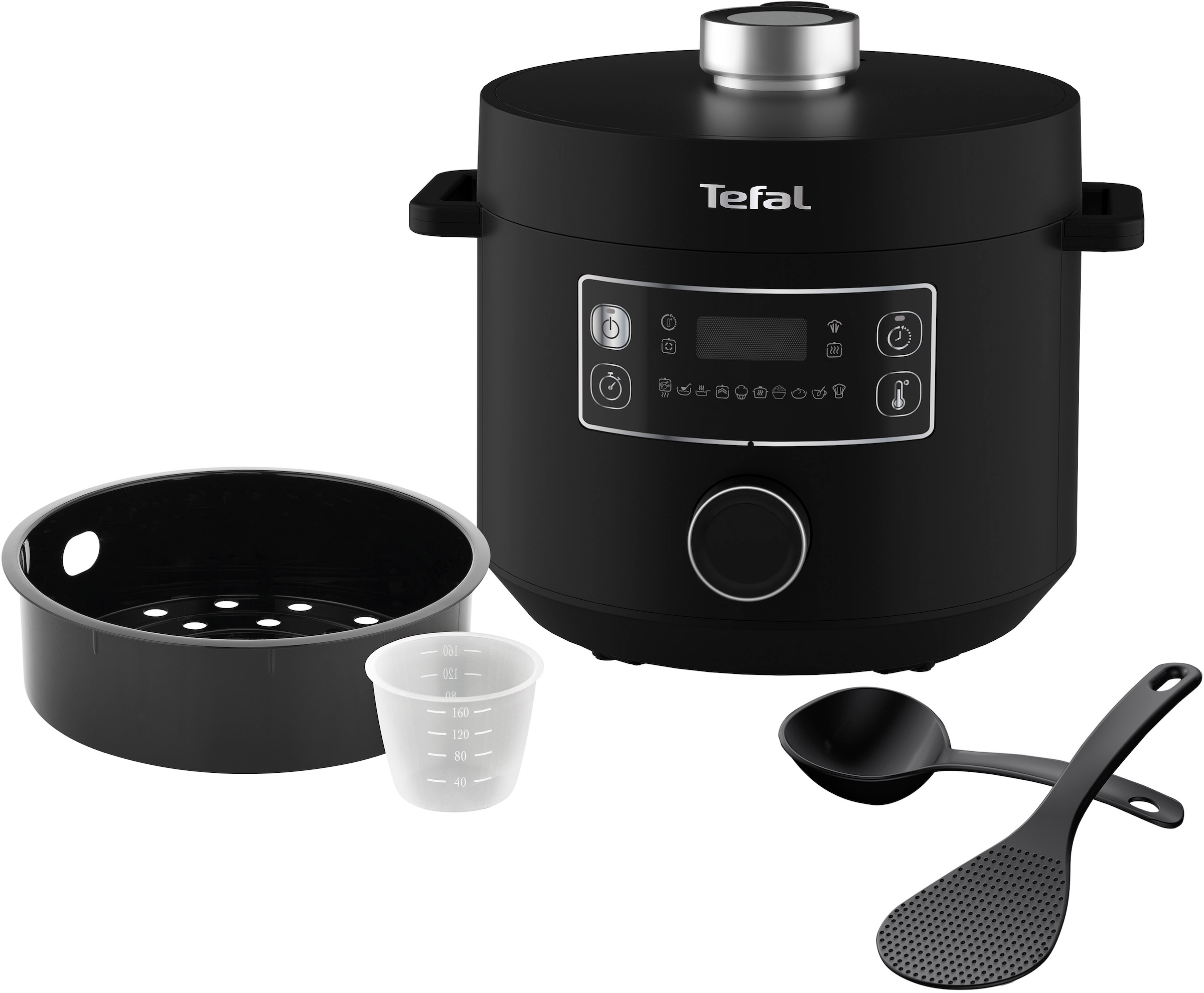 Tefal Multikocher »CY7548 Turbo Cuisine«, elektrischer Schnellkochtopf, 10 automatische Programme, vielseitig