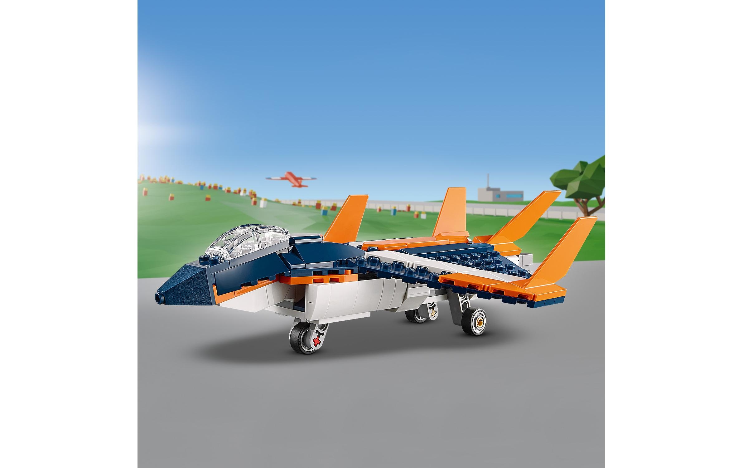LEGO® Spielbausteine »LEGO Creator Überschalljet 31126«, (215 St.)