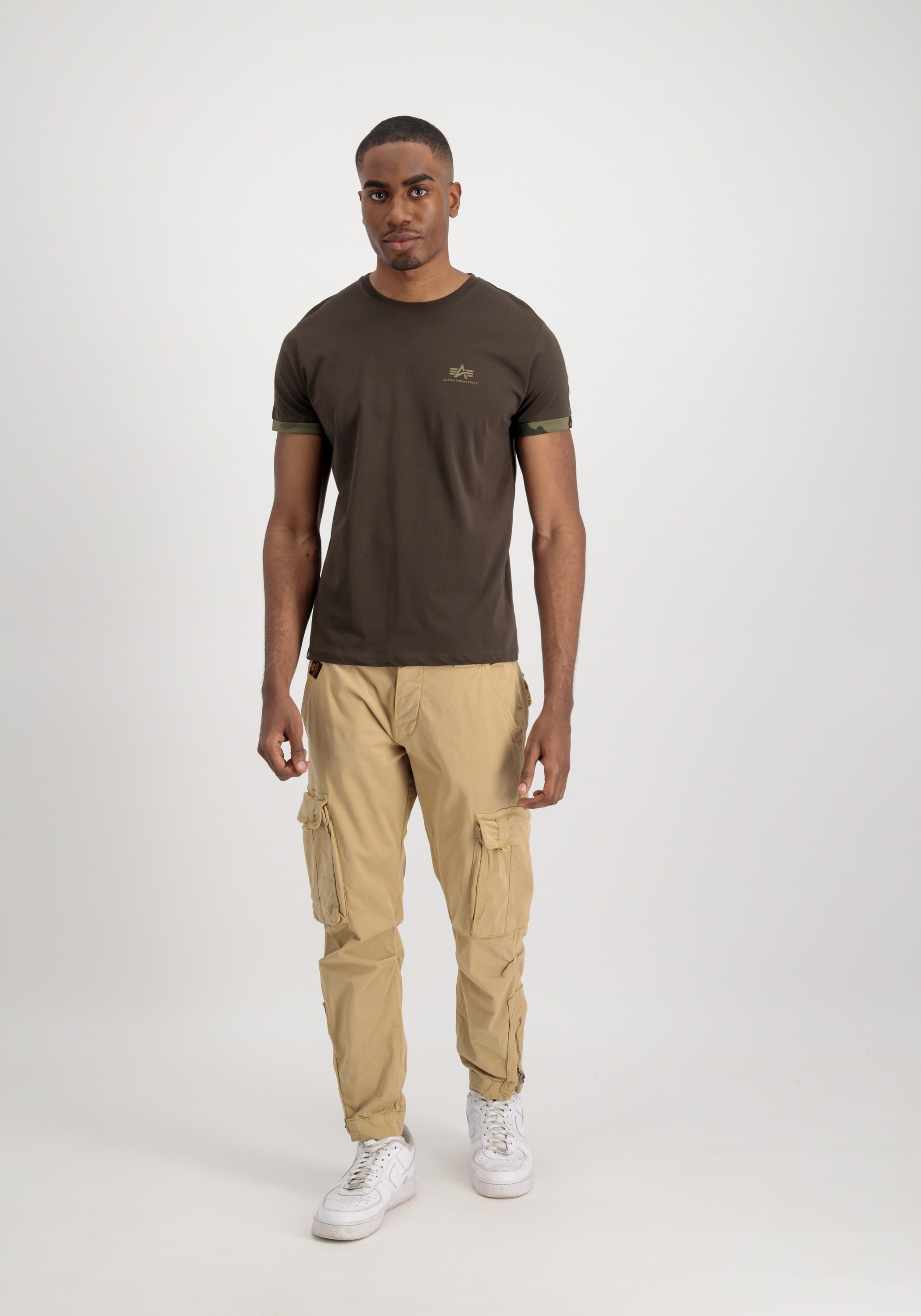 Alpha Industries T-Shirt »Alpha Industries Men - T-Shirts Roll-Up Sleeve T-Shirt«