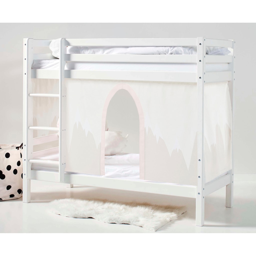 Hoppekids Etagenbett »«Winter Wonderland»«, (Set, 4 St., Bett, Vorhang und zwei Matratzen)