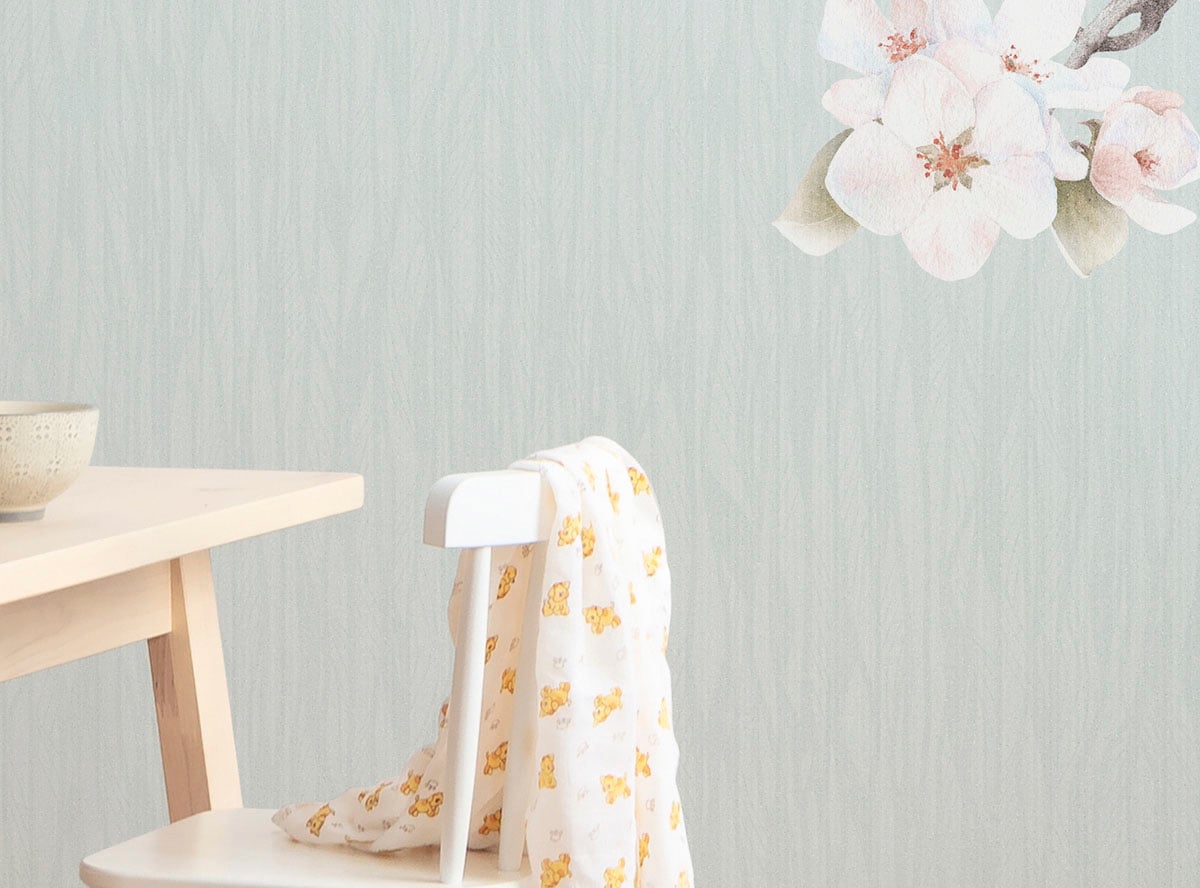 Komar Fototapete »Digitaldruck Vlies - Apple Blossom - Grösse 300 x 250 cm«, bedruckt, Wohnzimmer, Schlafzimmer