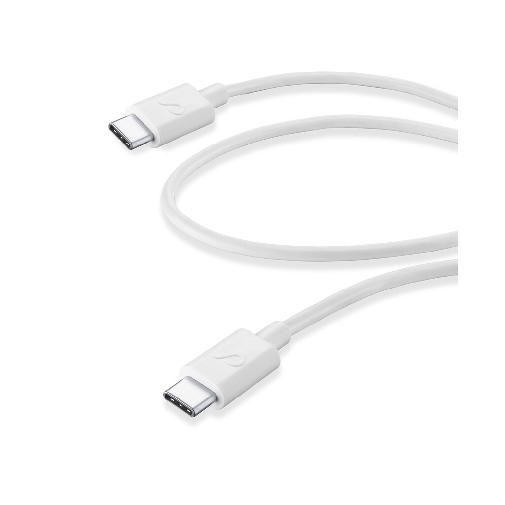 Cellularline USB-Kabel »Power Data Cable 0,6 m USB Typ-C / Typ-C«, USB Typ C-USB Typ C, 60 cm