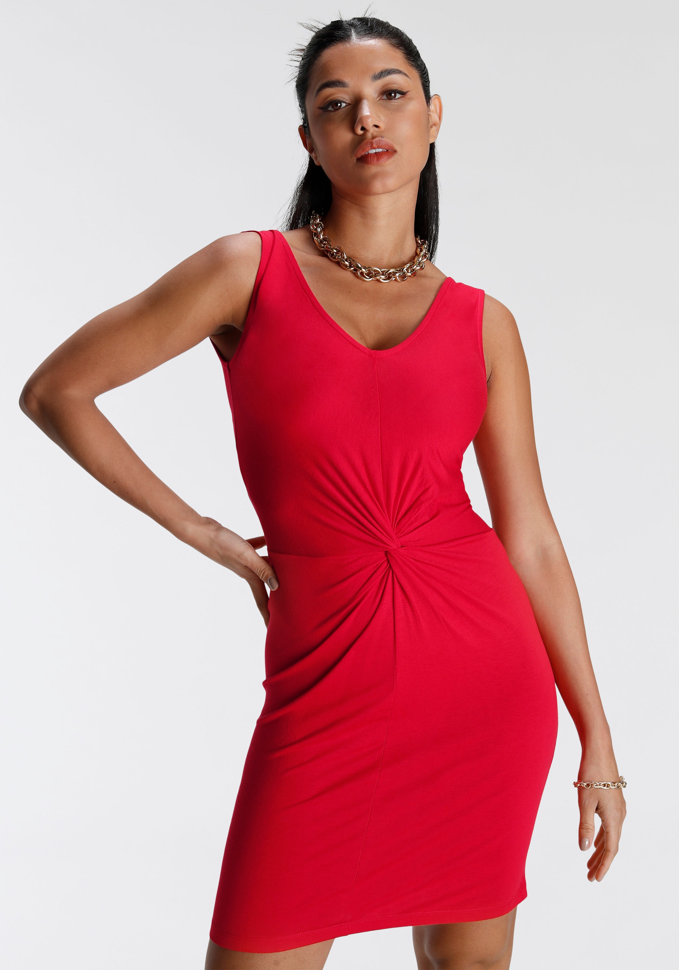 Melrose Jerseykleid, mit Knoten-Detail - NEUE KOLLEKTION kaufen