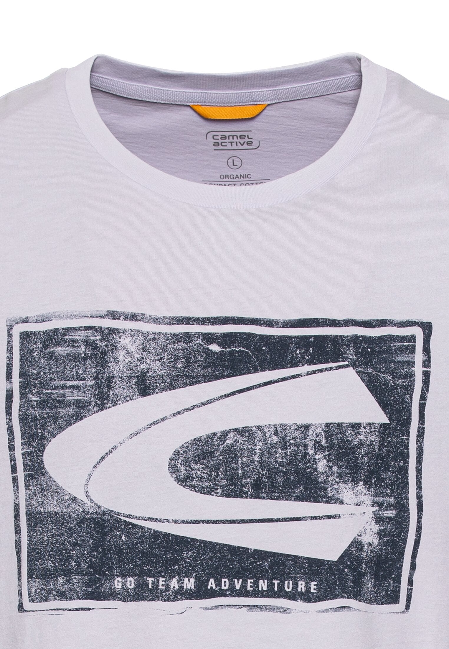 camel active Print-Shirt, mit Print und aus reiner Baumwolle
