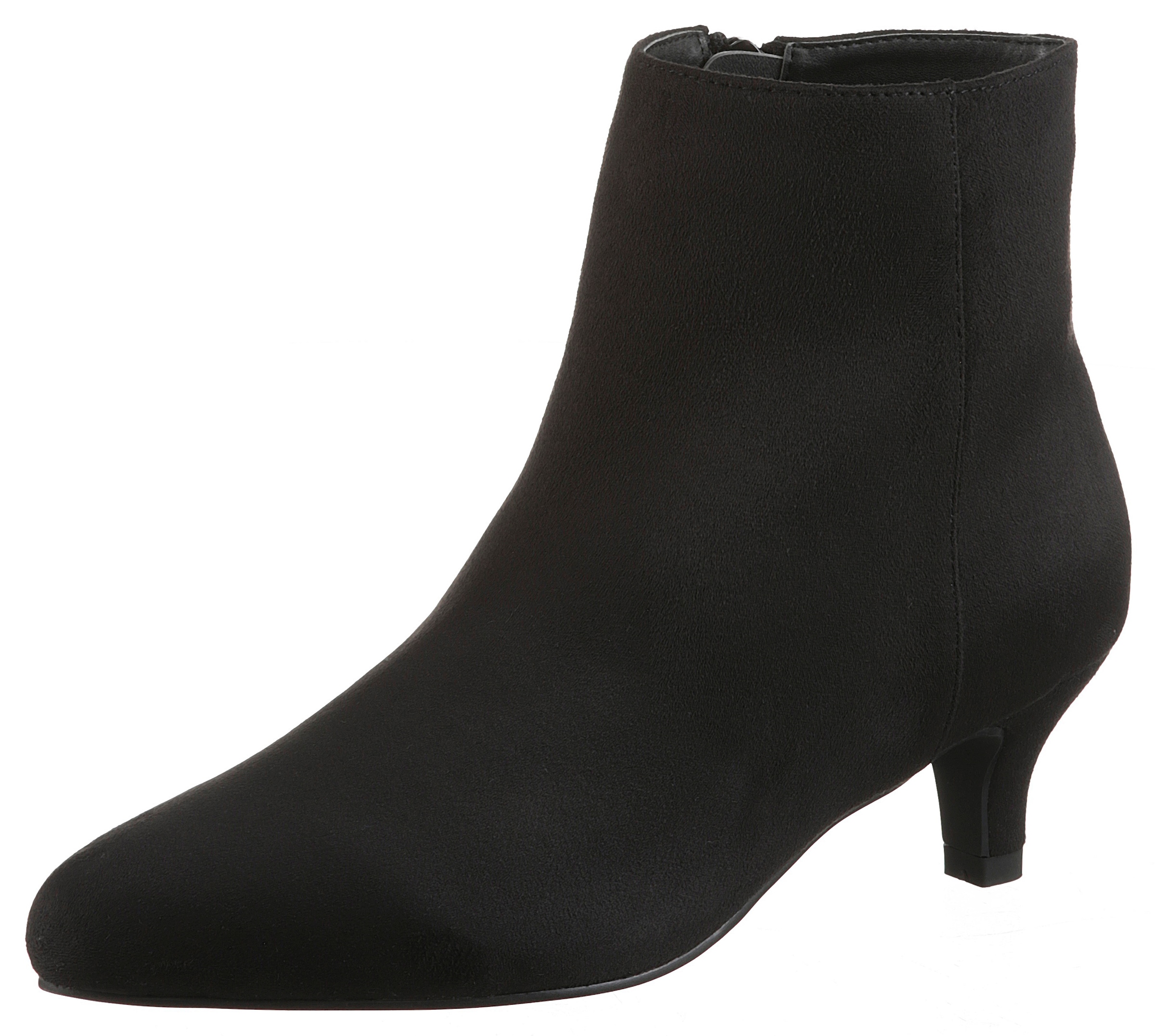 Aniston SHOES Stiefelette, Reissverschluss-Ankelboots, Trichterabsatz - NEUE KOLLEKTION