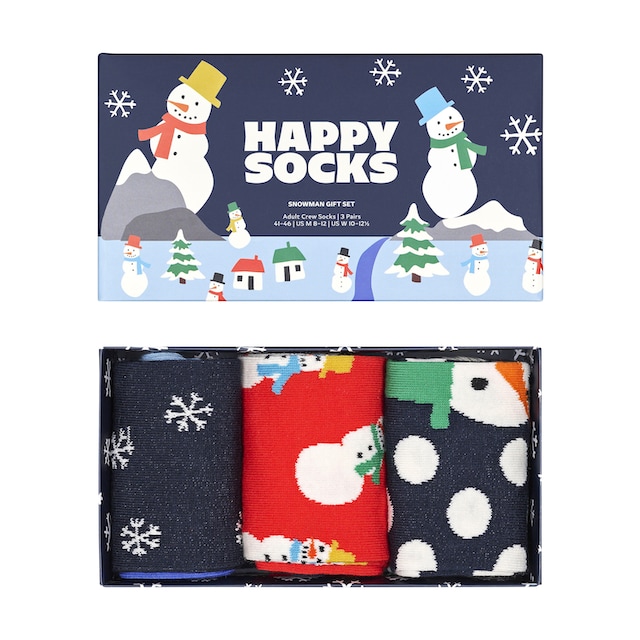 Schweiz (3 online Paar), kaufen Gift Jelmoli-Versand Socks Snowman bei Socken, Box Happy