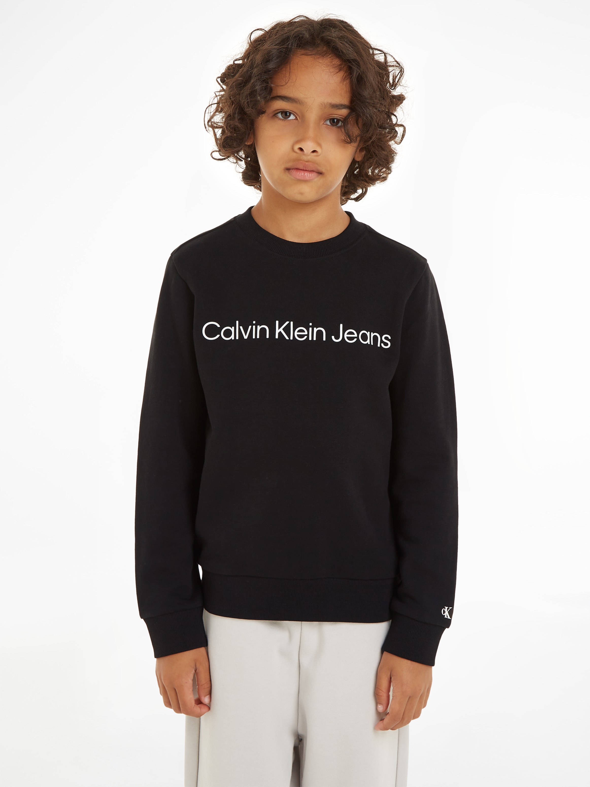 Calvin Klein Jeans Sweatshirt »INST. LOGO REGULAR CN«, für Kinder bis 16 Jahre