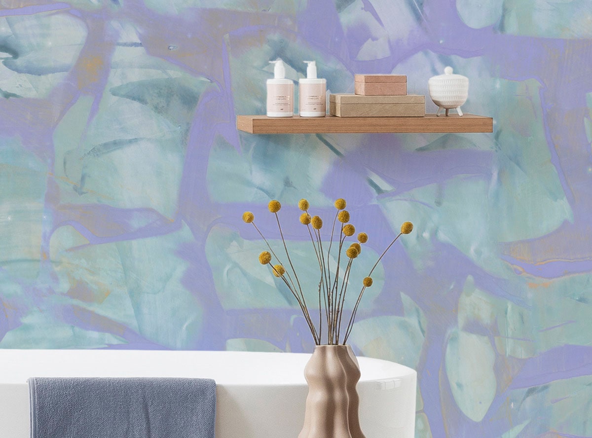 Komar Fototapete »Digitaldruck Vlies - Opal Waters - Grösse 400 x 250 cm«, bedruckt, Wohnzimmer, Schlafzimmer
