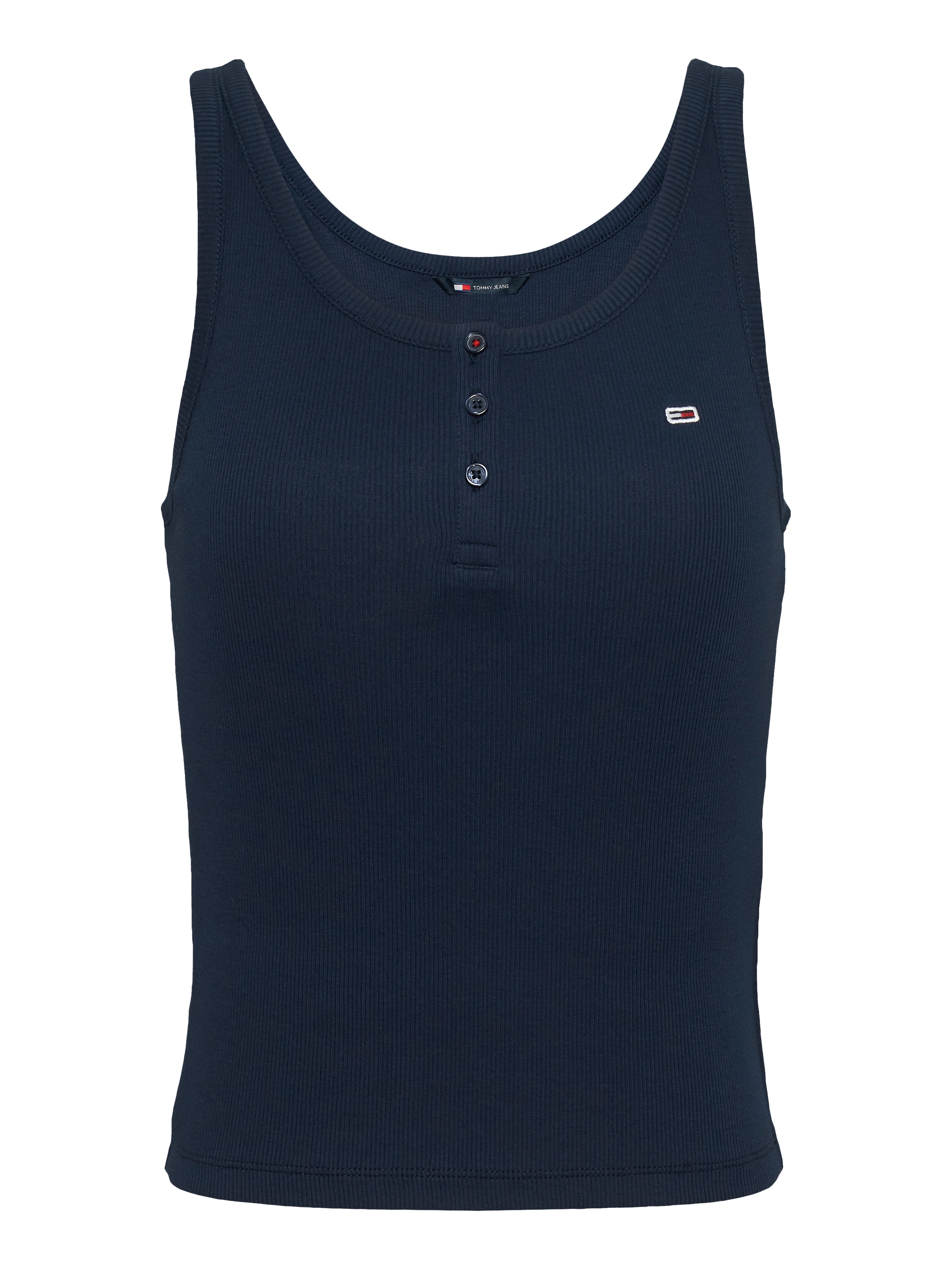 Tommy Jeans Tanktop »TJW SLIM BUTTON TANK«, mit Knopf