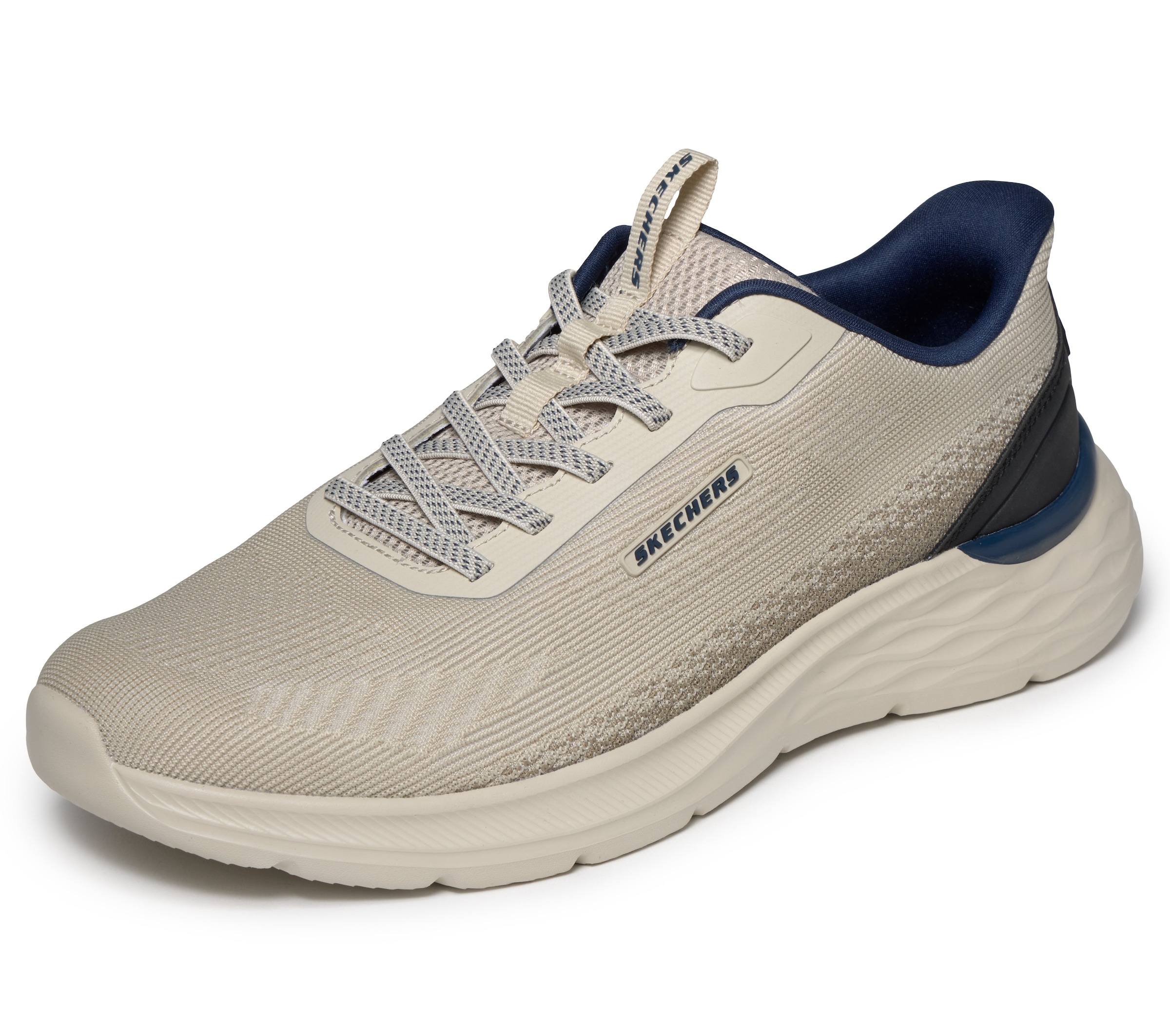 Skechers Slip-On Sneaker "GARNER" Slipper, Schnürschuh mit Relaxed Fit