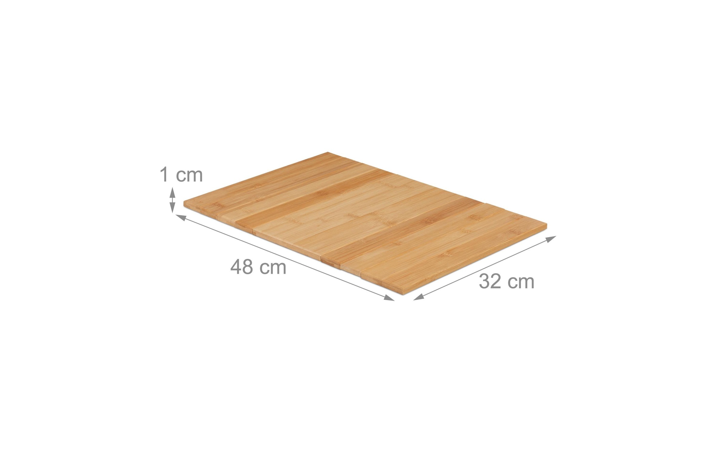 relaxdays Tablett »Natur«, (1 tlg.)