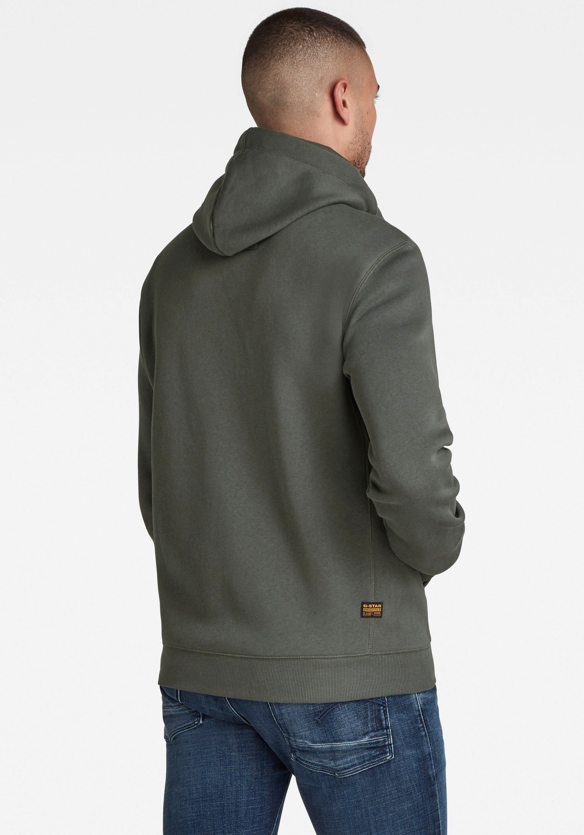 G-STAR Kapuzensweatjacke »Premium Basic Hooded Zip Sweater«