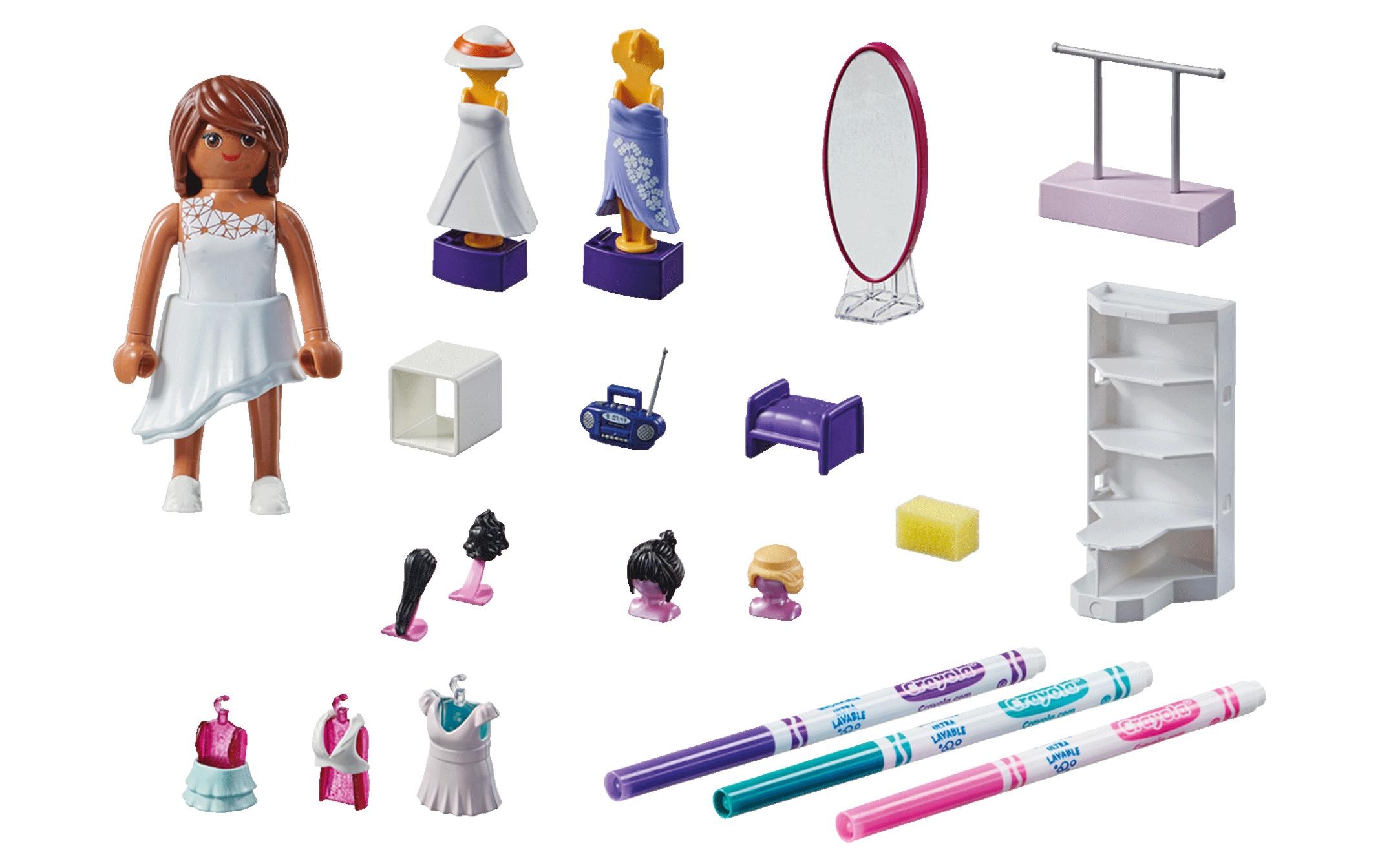 Playmobil® Spielbausteine »Color Fashion Design Set 71373«, (45 St.)