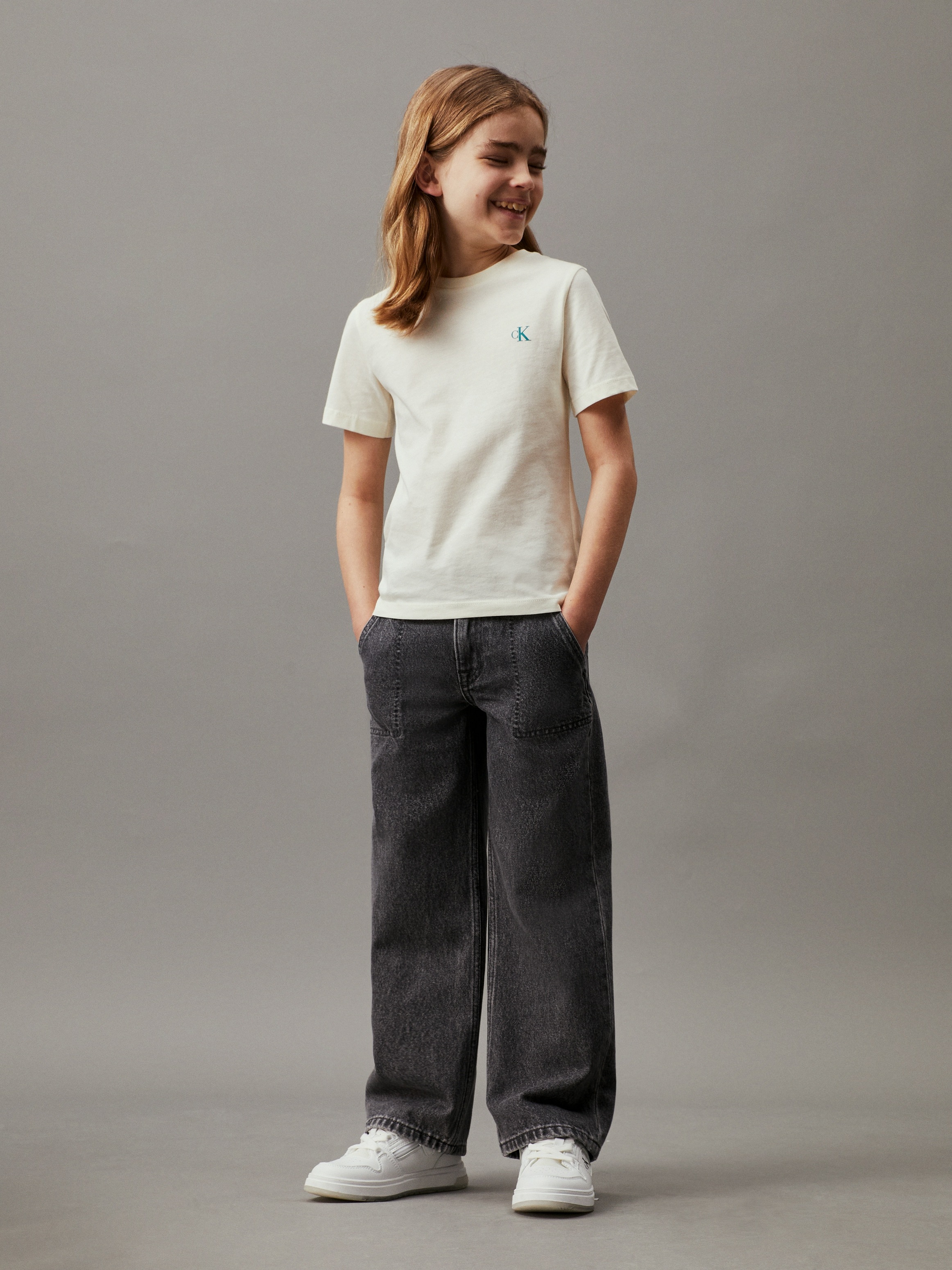 Calvin Klein Jeans T-Shirt »2-PACK MONOGRAM TOP«, für Kinder bis 16 Jahre mit Logoprägung