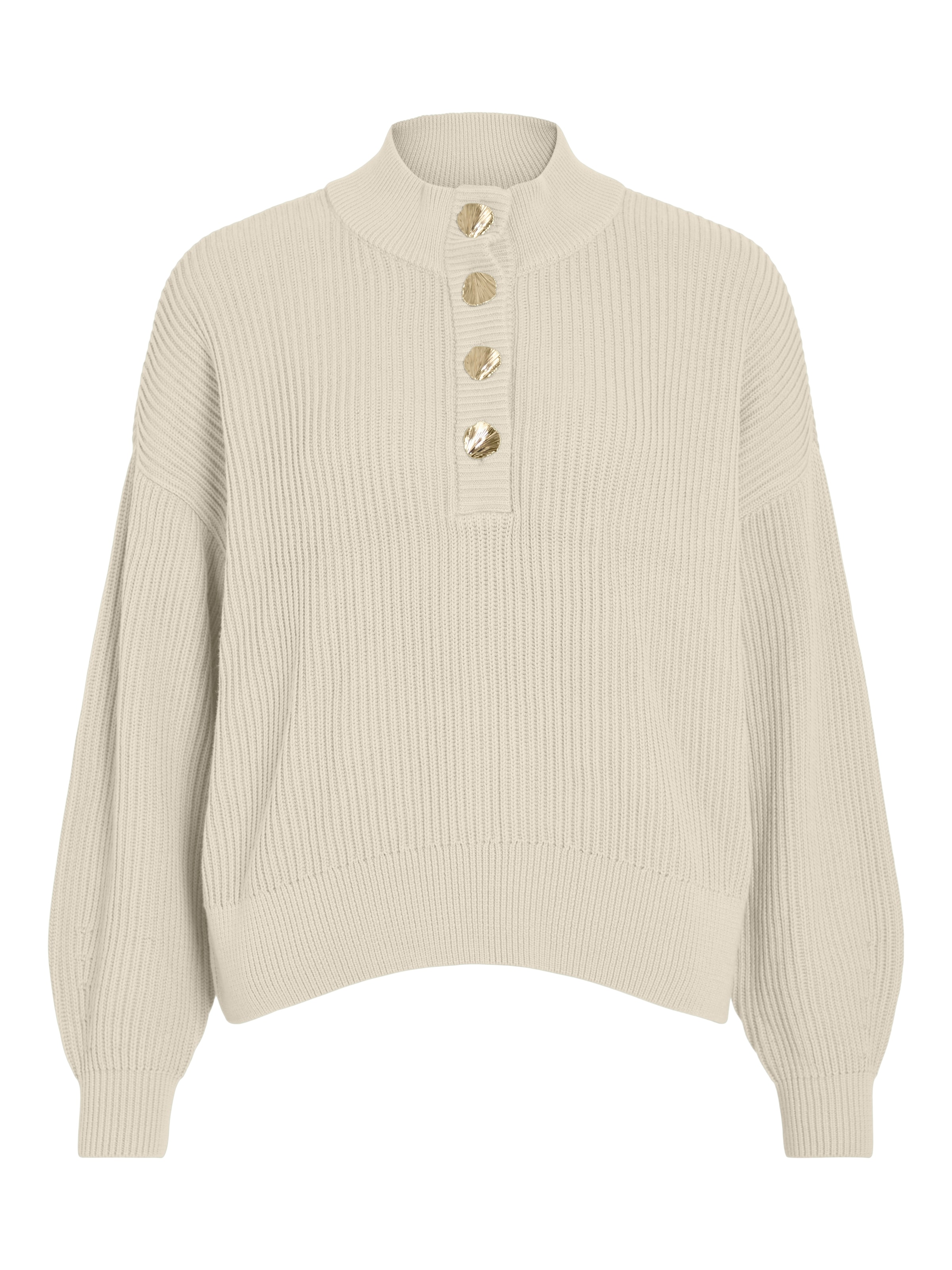 Vila Stehkragenpullover »VICHING CREW NECK L/S KNIT TOP - NOOS«