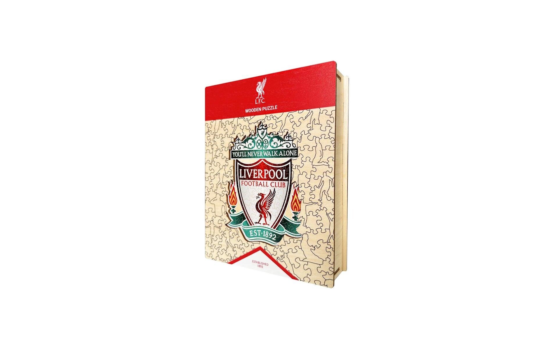 Puzzle »Iconic Liverpool FC – Logo«, Holzart: Birke (Herkunftsland: China)