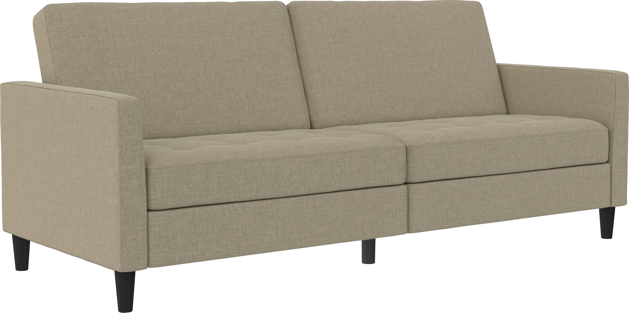 Dorel Home 3-Sitzer »Presley«, Sofa mit Bett-Funktion und verstellbarer Rückenlehne