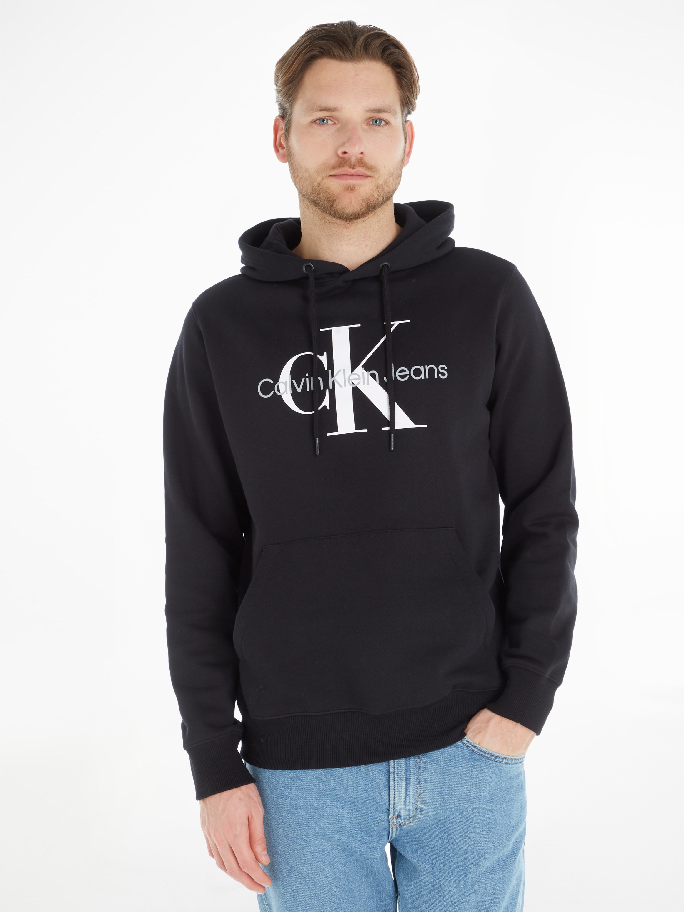 Calvin Klein Jeans Kapuzensweatshirt »CORE MONOGRAM HOODIE«, mit Kängurutasche