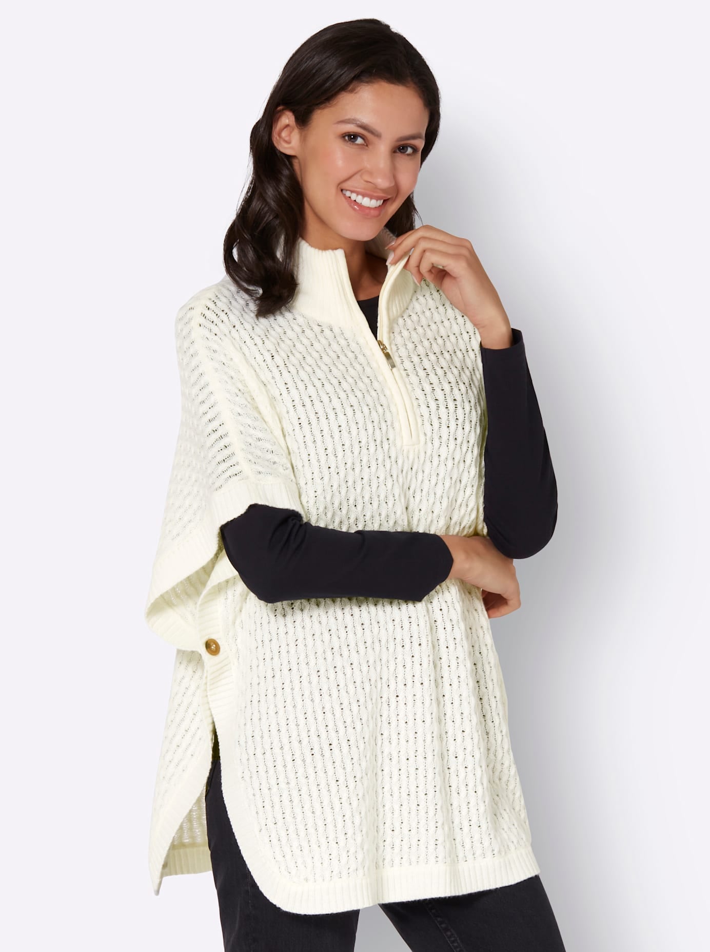 Classic Basics Strickcape