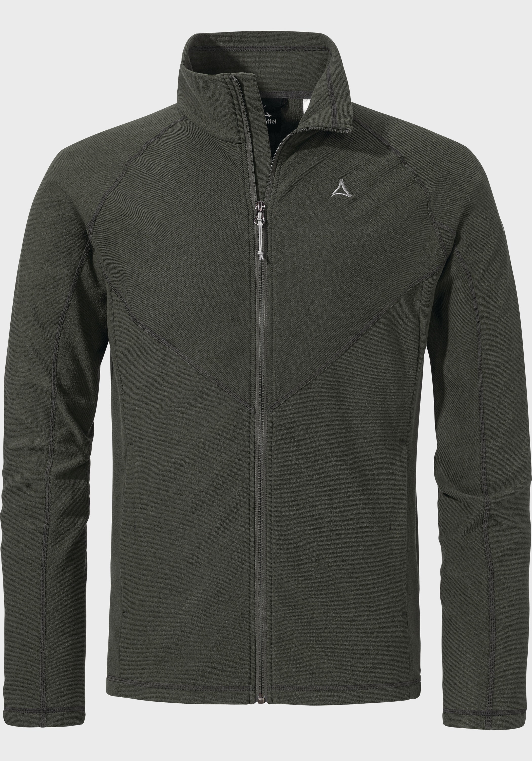Schöffel 9830, Grau Fleecejacke "Hiking Fleece Jk Style Ghedina Mns" Ohne Kapuze