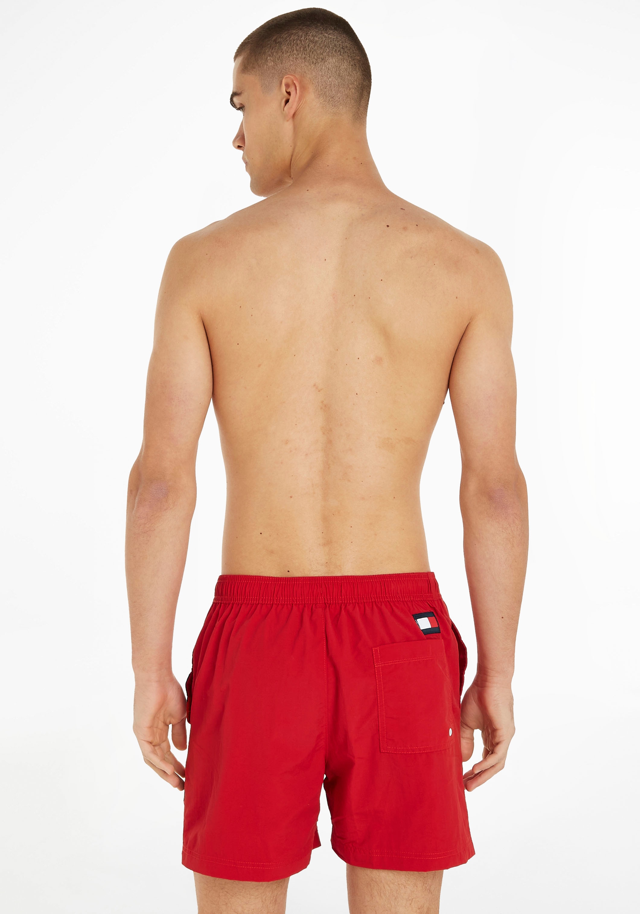 Tommy Hilfiger Swimwear Badeshorts »SF MEDIUM DRAWSTRING« mit Tommy Hilfiger Markenlabel